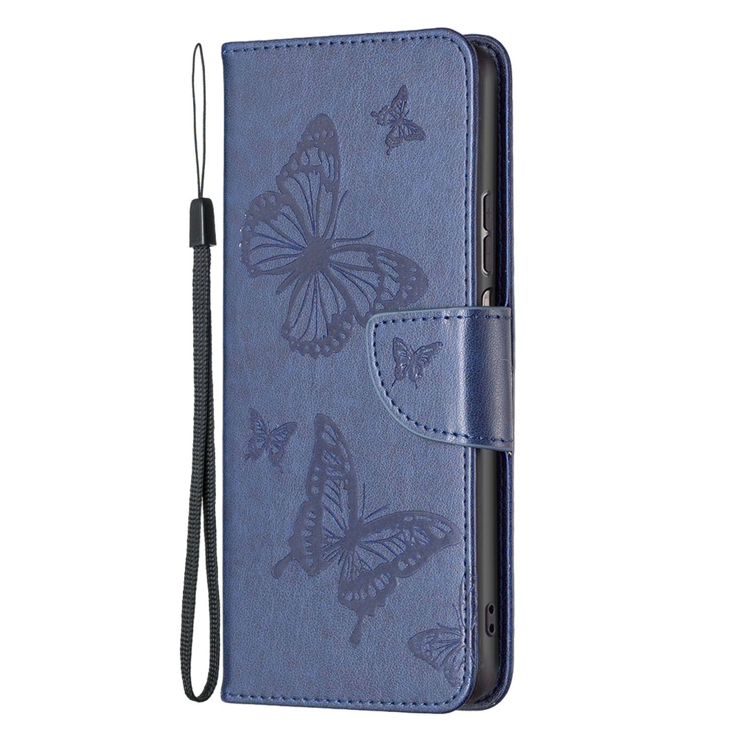 Hülle kompatibel mit Xiaomi Redmi Note 11 Pro / Note 11 Pro+ 5G Kunstleder Handyhülle - Handy Case Blau