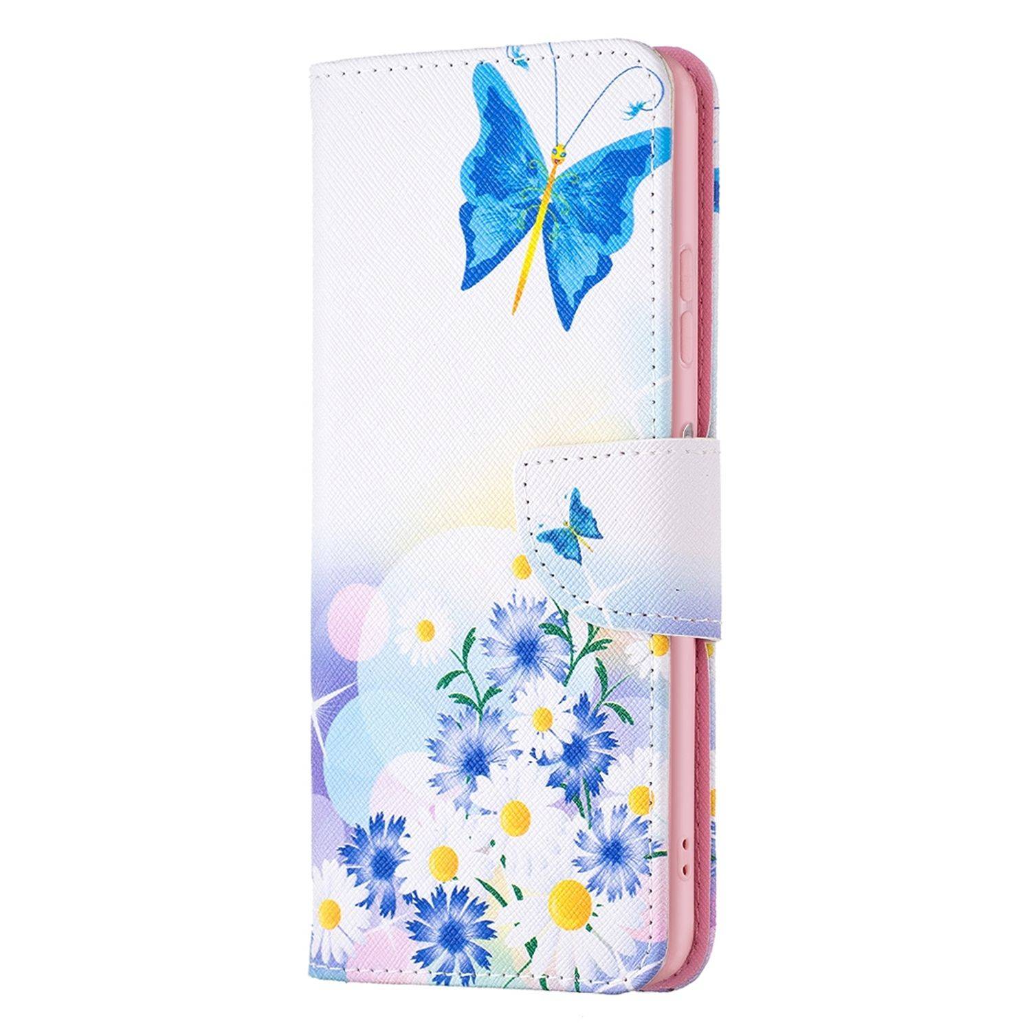 Hülle kompatibel mit Nokia G21 / G11 Kunstleder Handyhülle - Handy Case Schmetterlingsliebe