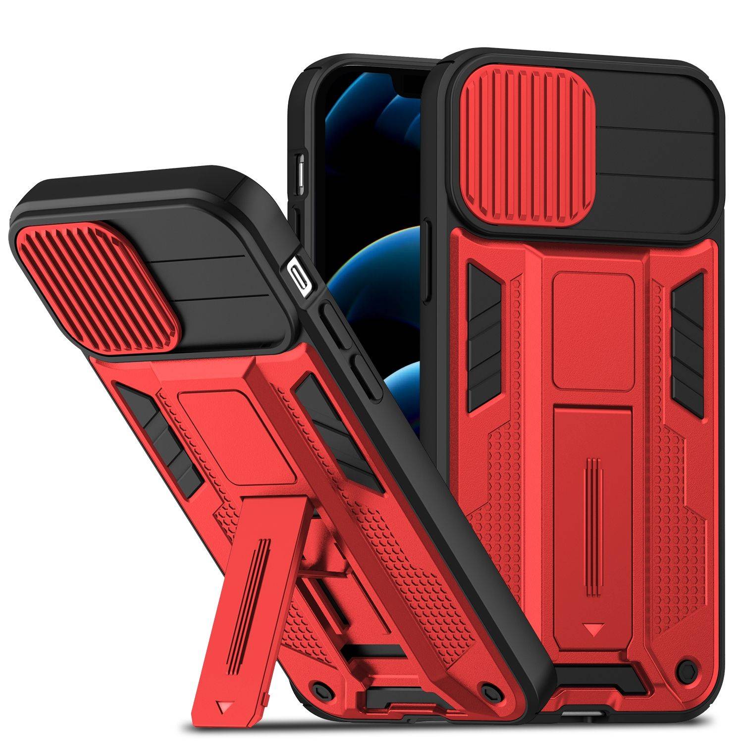 Hülle kompatibel mit Apple iPhone 13 Pro Max Kunststoff Soft Handyhülle - Handy Case Rot
