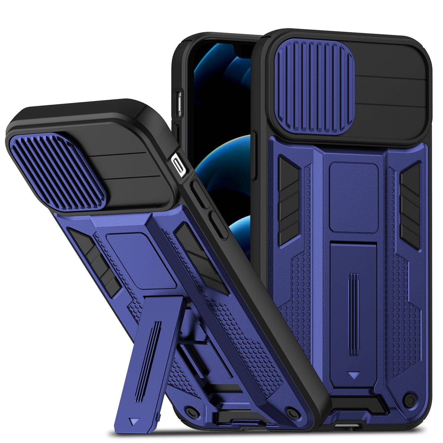 Hülle kompatibel mit Apple iPhone 12 Pro Max Kunststoff Soft Handyhülle - Handy Case Navy Blau