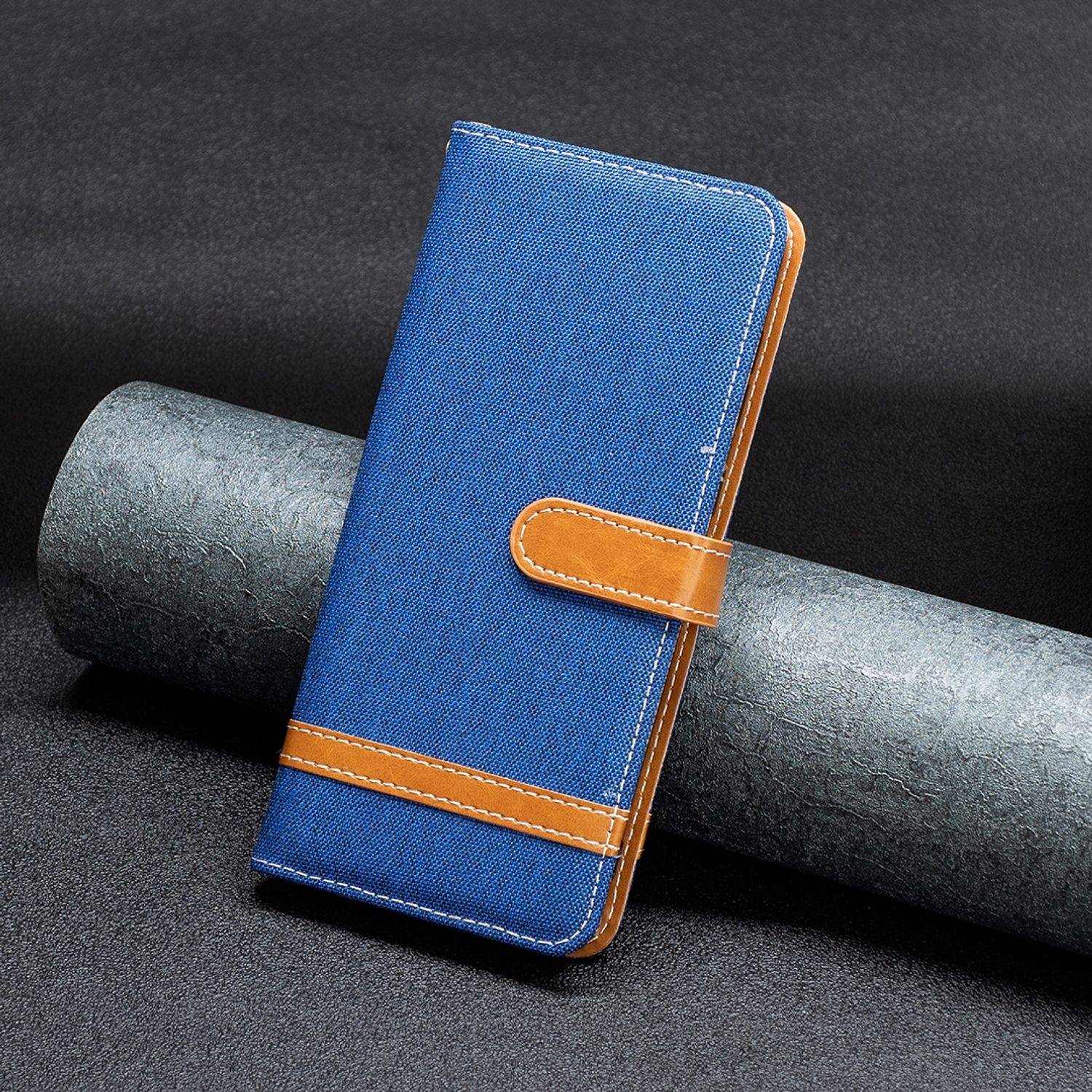 Hülle kompatibel mit Xiaomi Redmi Note 11 / Note 11S Global Kunstleder Handyhülle - Handy Case KÖNIGSBLAU