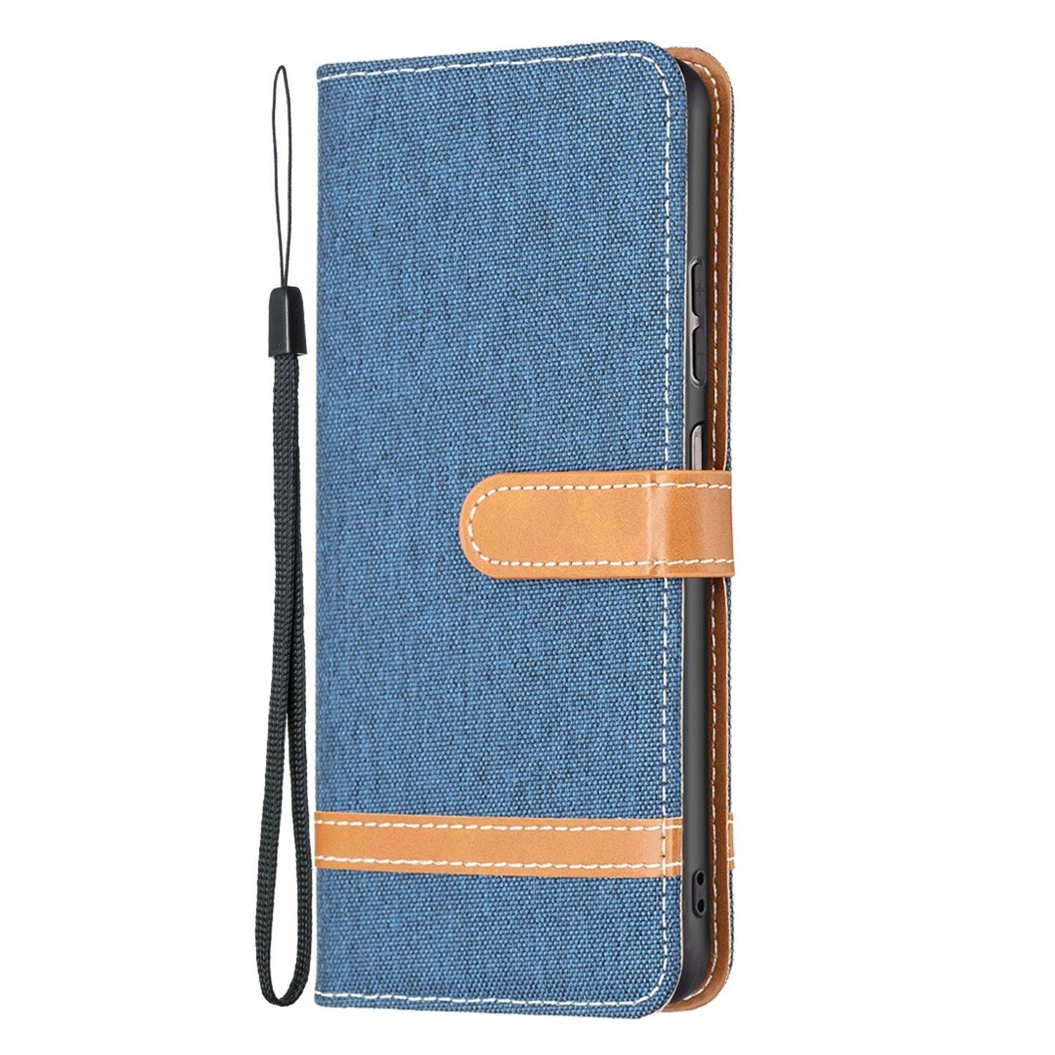 Hülle kompatibel mit Samsung Galaxy A23 Kunstleder Handyhülle - Handy Case Dunkelblau