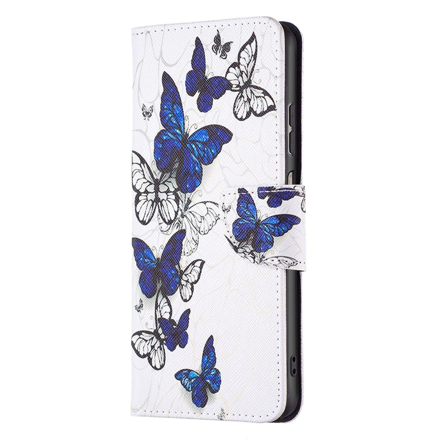 Hülle kompatibel mit Samsung Galaxy A23 Kunstleder Handyhülle - Handy Case Schmetterlinge