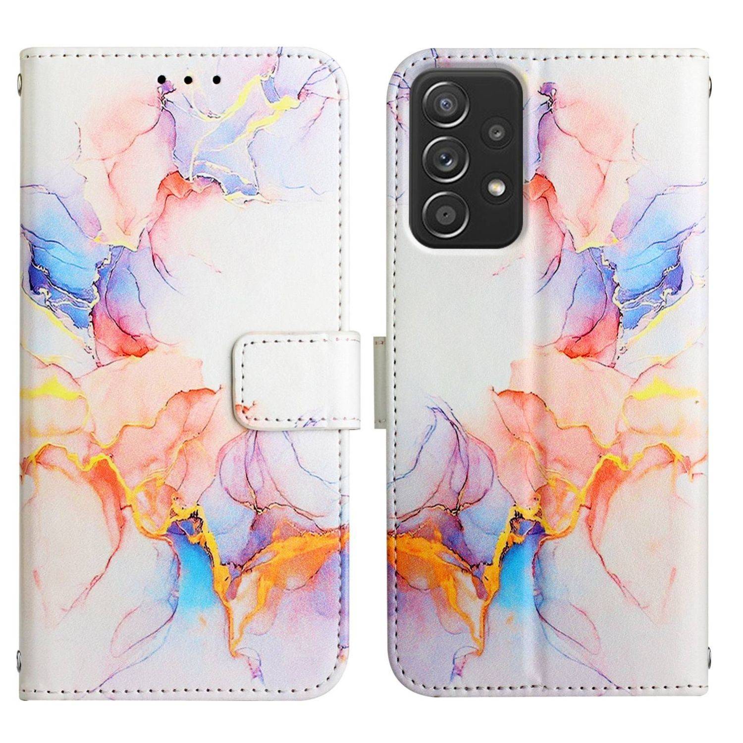 Hülle kompatibel mit Samsung Galaxy A23 Kunstleder Handyhülle - Handy Case Motiv 3