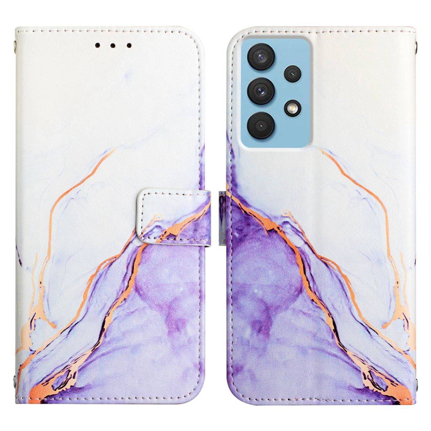 Hülle kompatibel mit Samsung Galaxy A33 5G Kunstleder Handyhülle - Handy Case Motiv 5