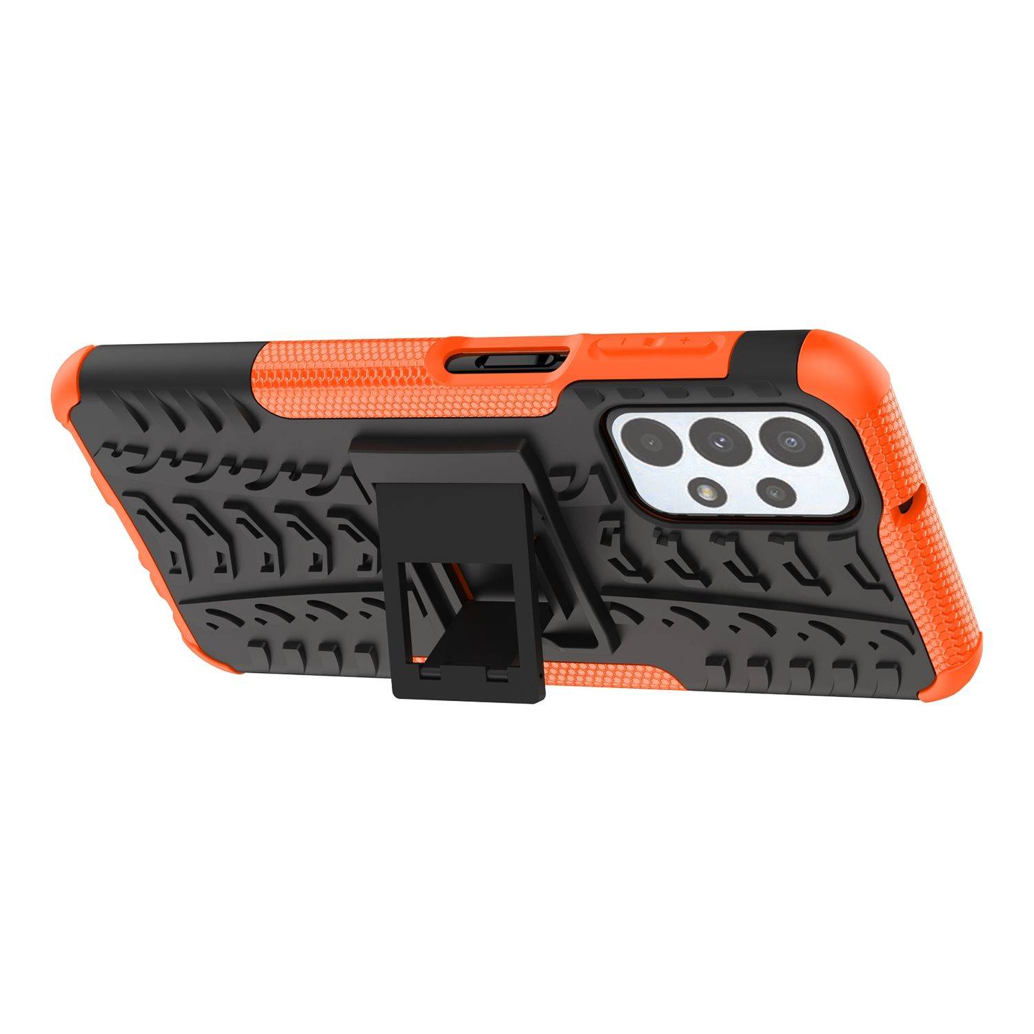 Hülle kompatibel mit Samsung Galaxy A23 Kunststoff Soft Handyhülle - Handy Case Orange