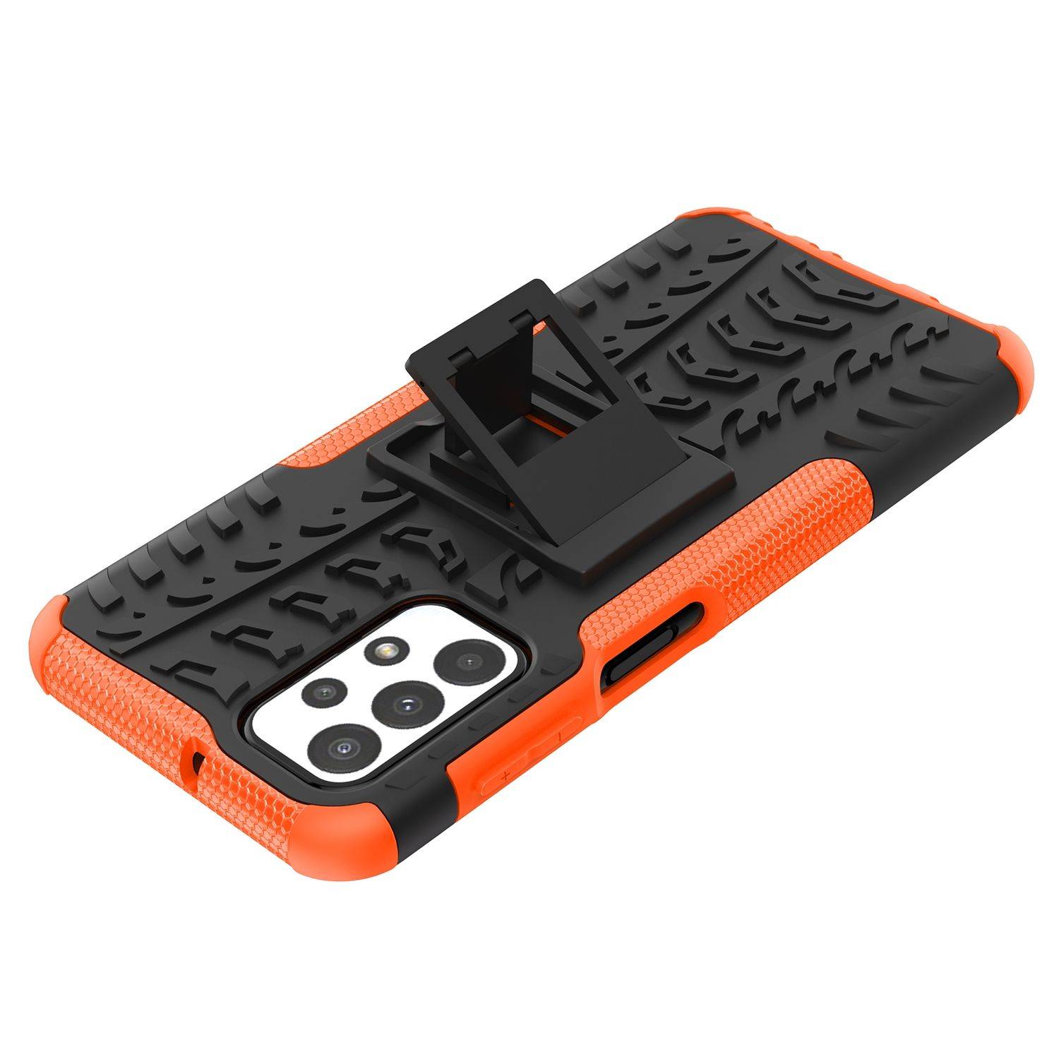 Hülle kompatibel mit Samsung Galaxy A23 Kunststoff Soft Handyhülle - Handy Case Orange