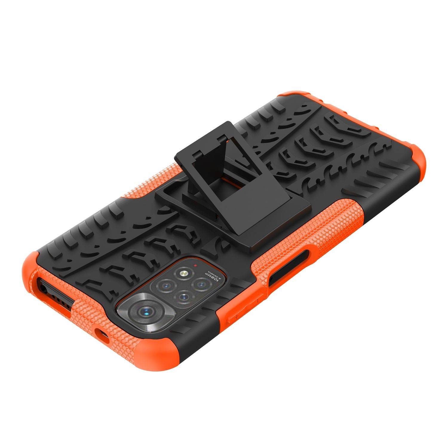 Hülle kompatibel mit Xiaomi Redmi Note 11 / Note 11S Global Kunststoff Soft Handyhülle - Handy Case Orange