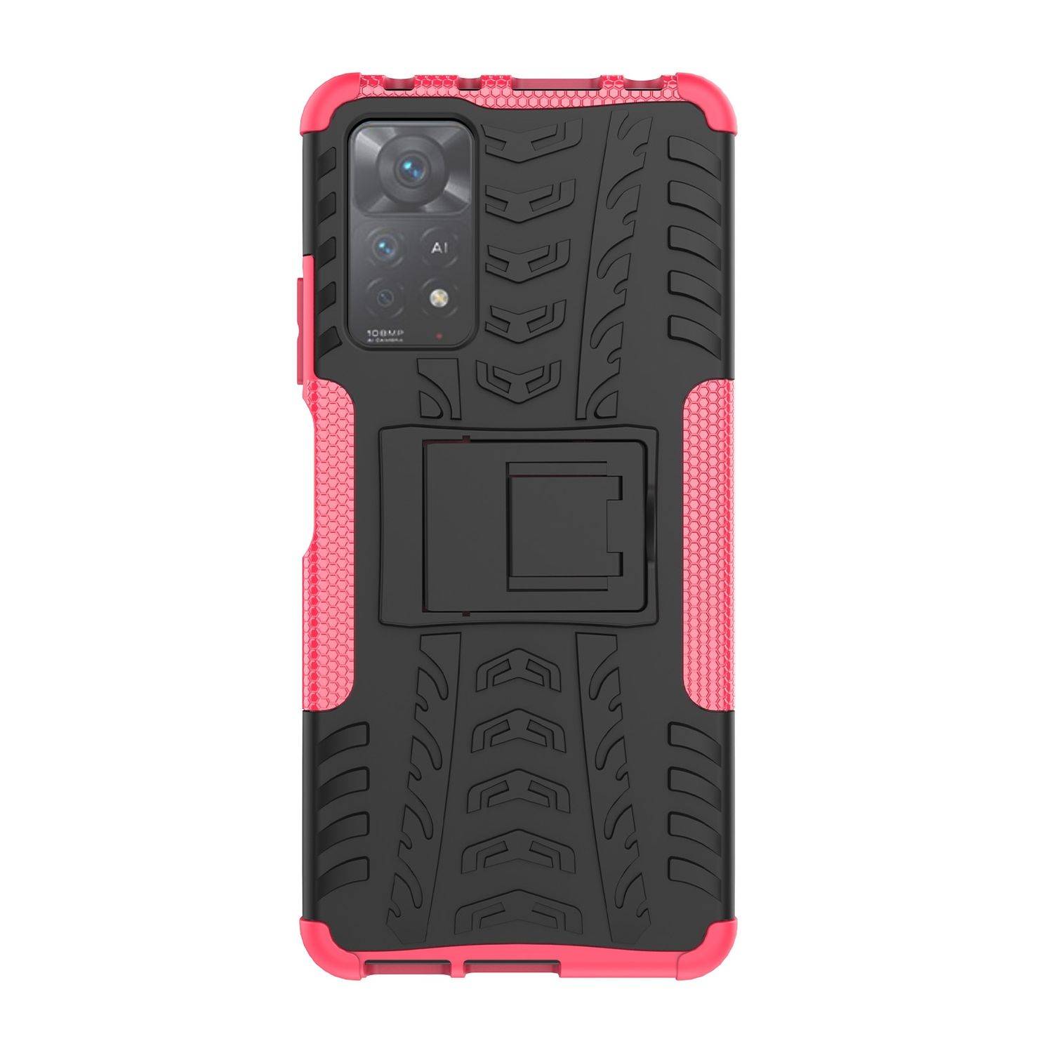 Hülle kompatibel mit Xiaomi Redmi Note 11 Pro / Note 11 Pro+ 5G Kunststoff Soft Handyhülle - Handy Case Rosa