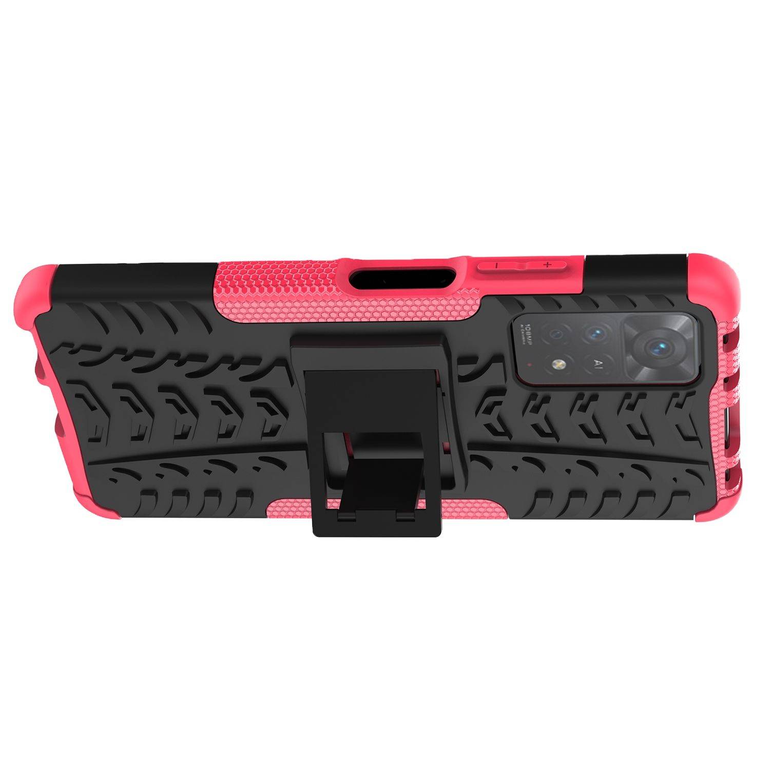 Hülle kompatibel mit Xiaomi Redmi Note 11 Pro / Note 11 Pro+ 5G Kunststoff Soft Handyhülle - Handy Case Rosa