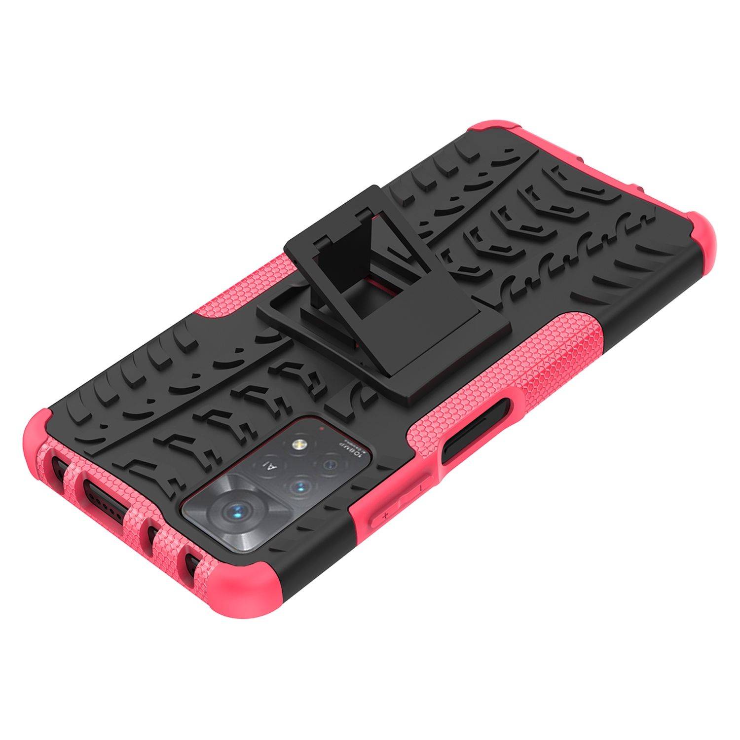 Hülle kompatibel mit Xiaomi Redmi Note 11 Pro / Note 11 Pro+ 5G Kunststoff Soft Handyhülle - Handy Case Rosa