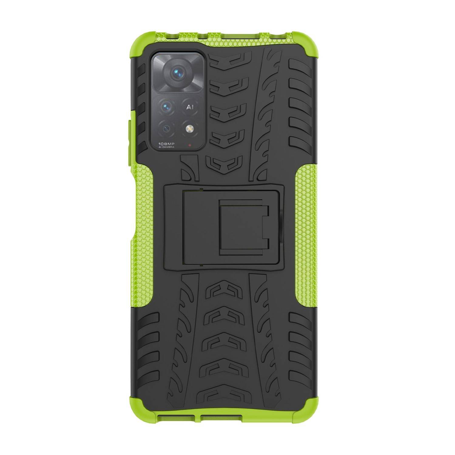 Hülle kompatibel mit Xiaomi Redmi Note 11 Pro / Note 11 Pro+ 5G Kunststoff Soft Handyhülle - Handy Case Grün
