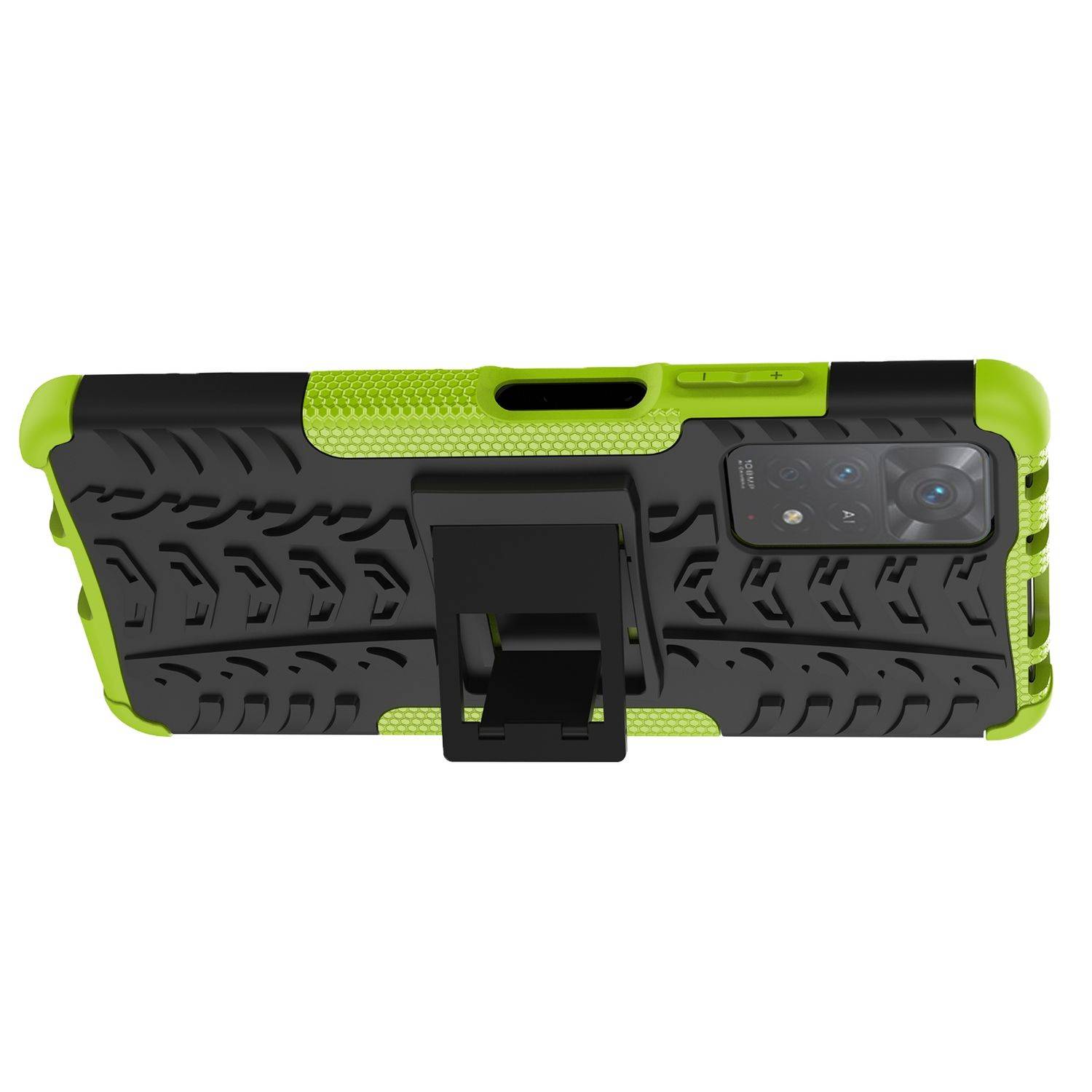 Hülle kompatibel mit Xiaomi Redmi Note 11 Pro / Note 11 Pro+ 5G Kunststoff Soft Handyhülle - Handy Case Grün