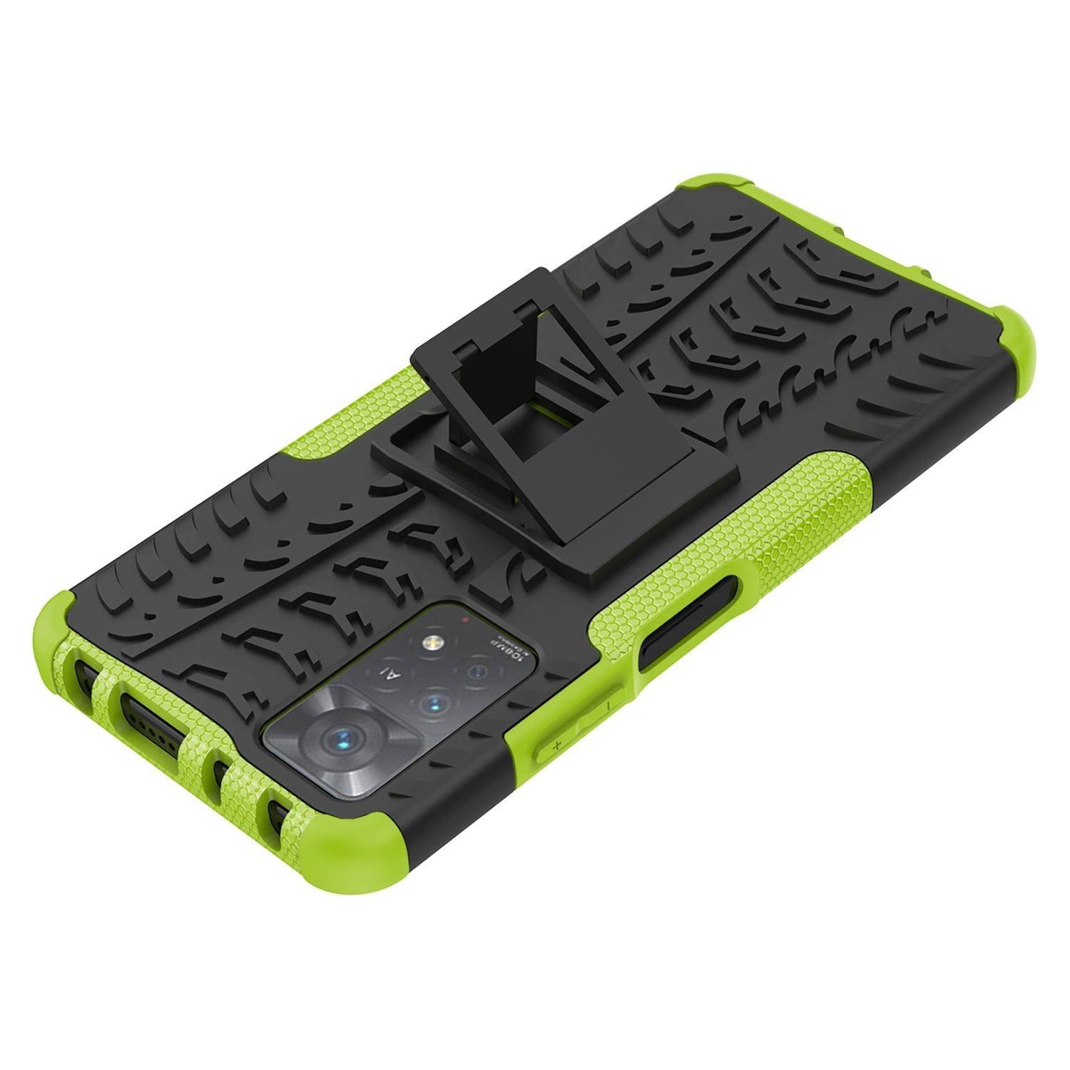 Hülle kompatibel mit Xiaomi Redmi Note 11 Pro / Note 11 Pro+ 5G Kunststoff Soft Handyhülle - Handy Case Grün