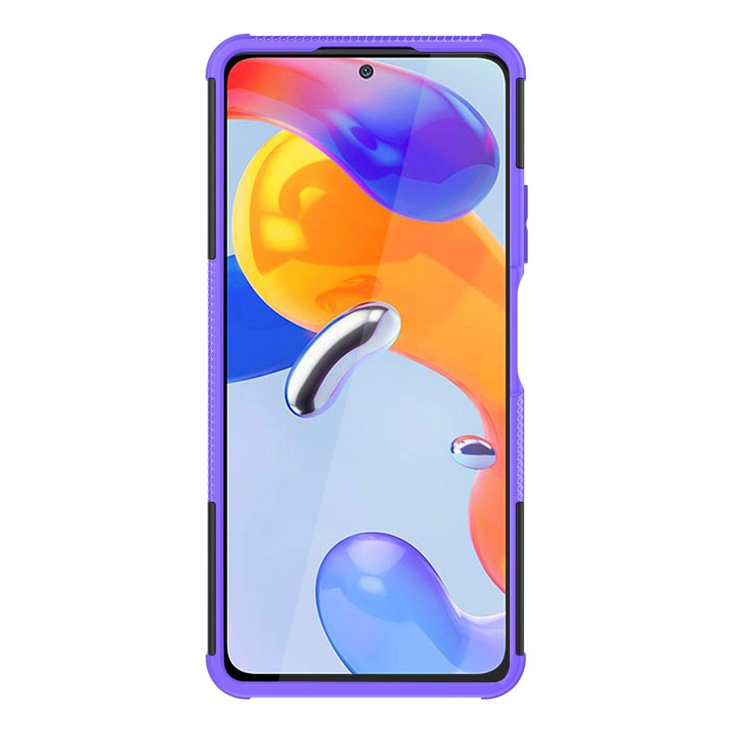 Hülle kompatibel mit Xiaomi Redmi Note 11 Pro / Note 11 Pro+ 5G Kunststoff Soft Handyhülle - Handy Case Lila