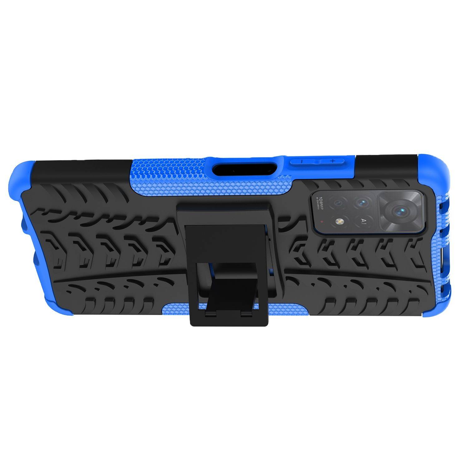 Hülle kompatibel mit Xiaomi Redmi Note 11 Pro / Note 11 Pro+ 5G Kunststoff Soft Handyhülle - Handy Case Blau