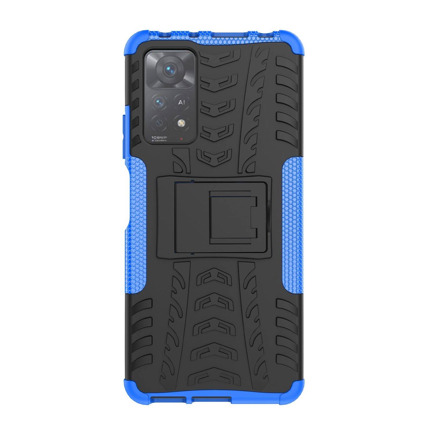 Hülle kompatibel mit Xiaomi Redmi Note 11 Pro / Note 11 Pro+ 5G Kunststoff Soft Handyhülle - Handy Case Blau