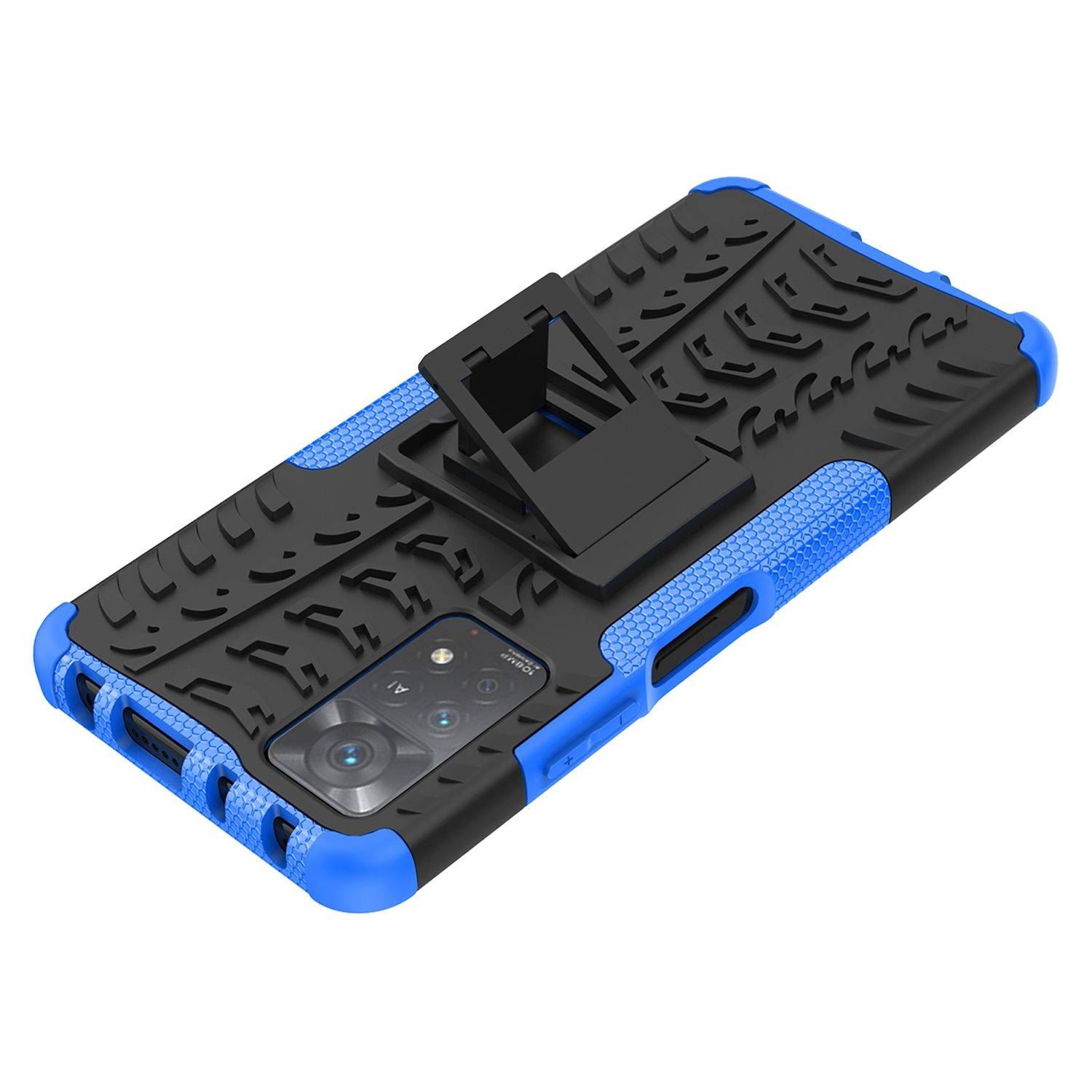 Hülle kompatibel mit Xiaomi Redmi Note 11 Pro / Note 11 Pro+ 5G Kunststoff Soft Handyhülle - Handy Case Blau