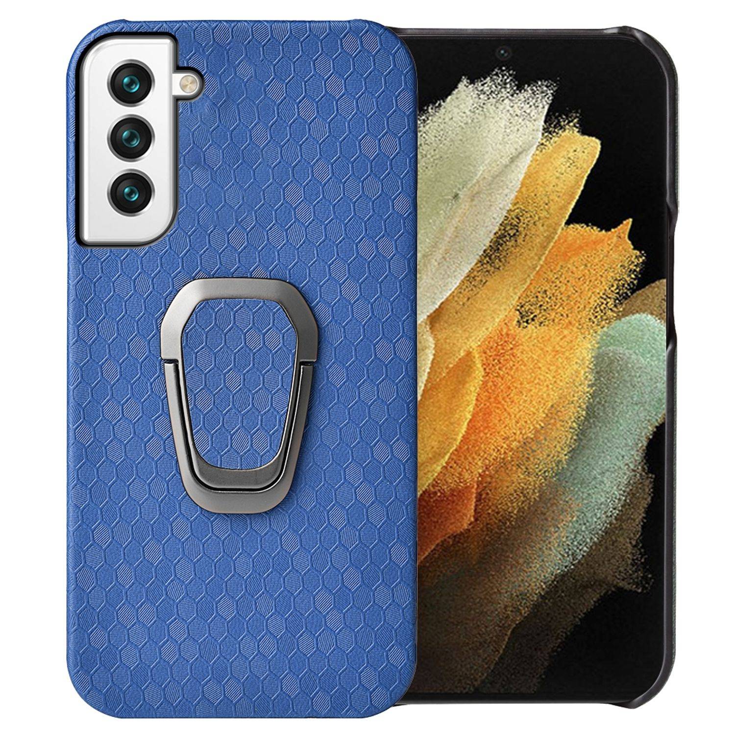 Hülle kompatibel mit Samsung Galaxy S22 5G Kunststoff Soft Handyhülle - Handy Case Navy Blau