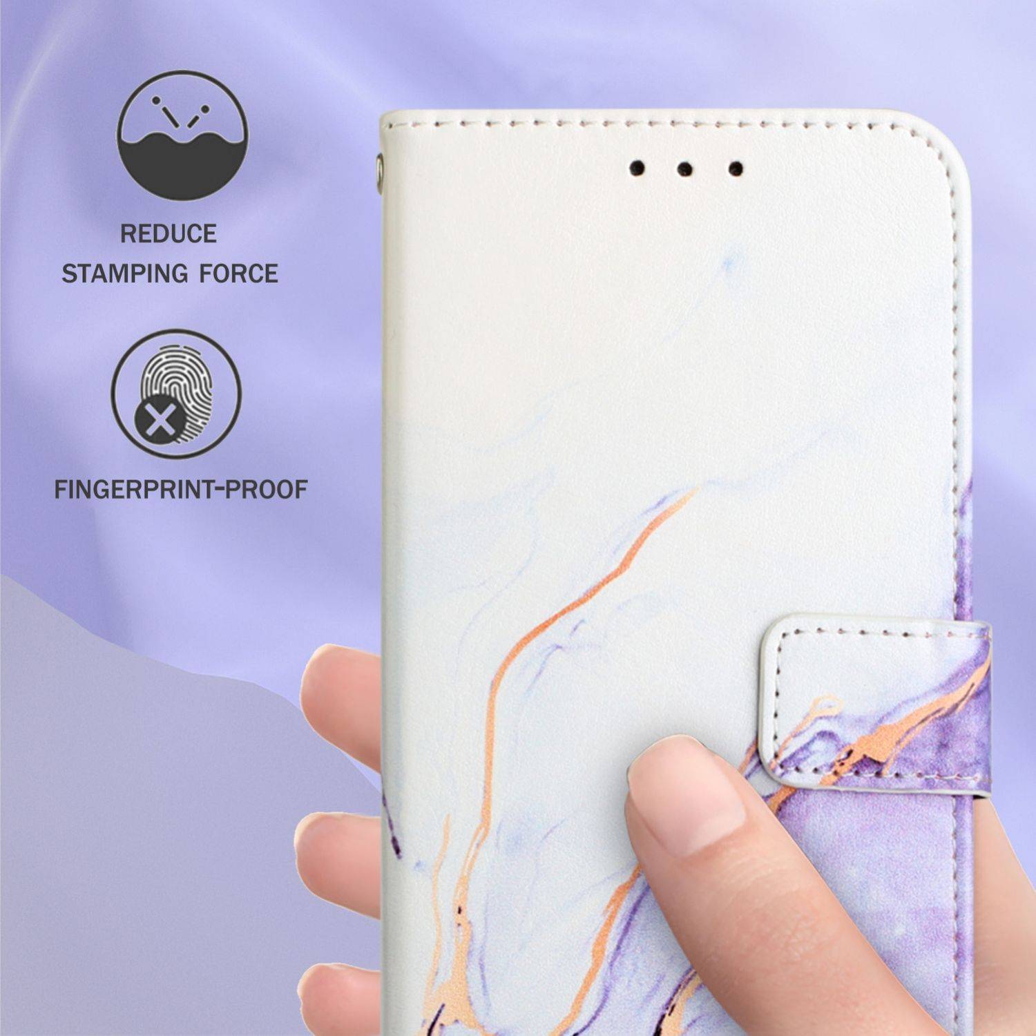 Hülle kompatibel mit Samsung Galaxy A03 Kunstleder Handyhülle - Handy Case Motiv 5