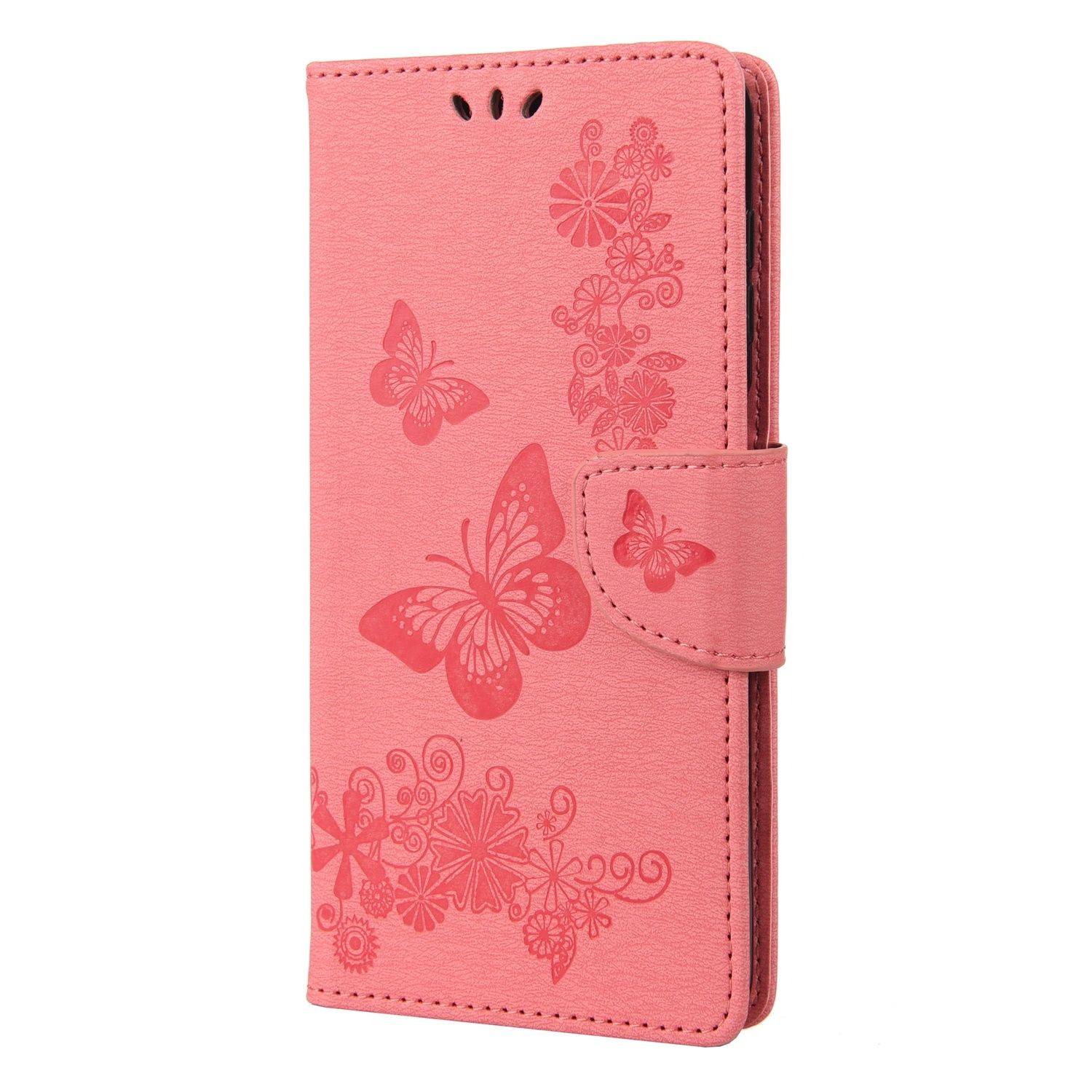 Hülle kompatibel mit Motorola Moto G22 Kunstleder Handyhülle - Handy Case Rosa