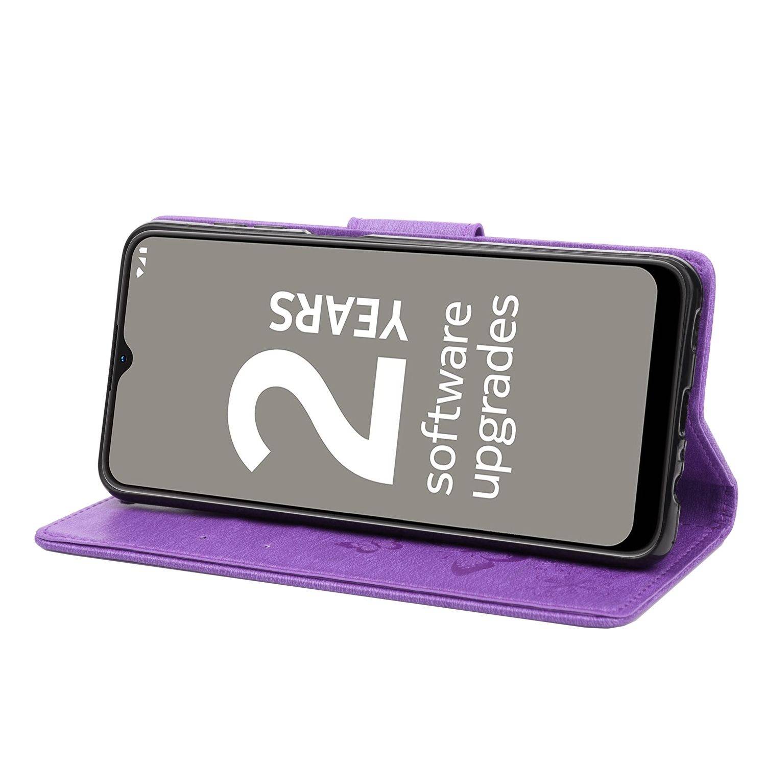 Hülle kompatibel mit Nokia G11 / G21 Kunstleder Handyhülle - Handy Case Lila