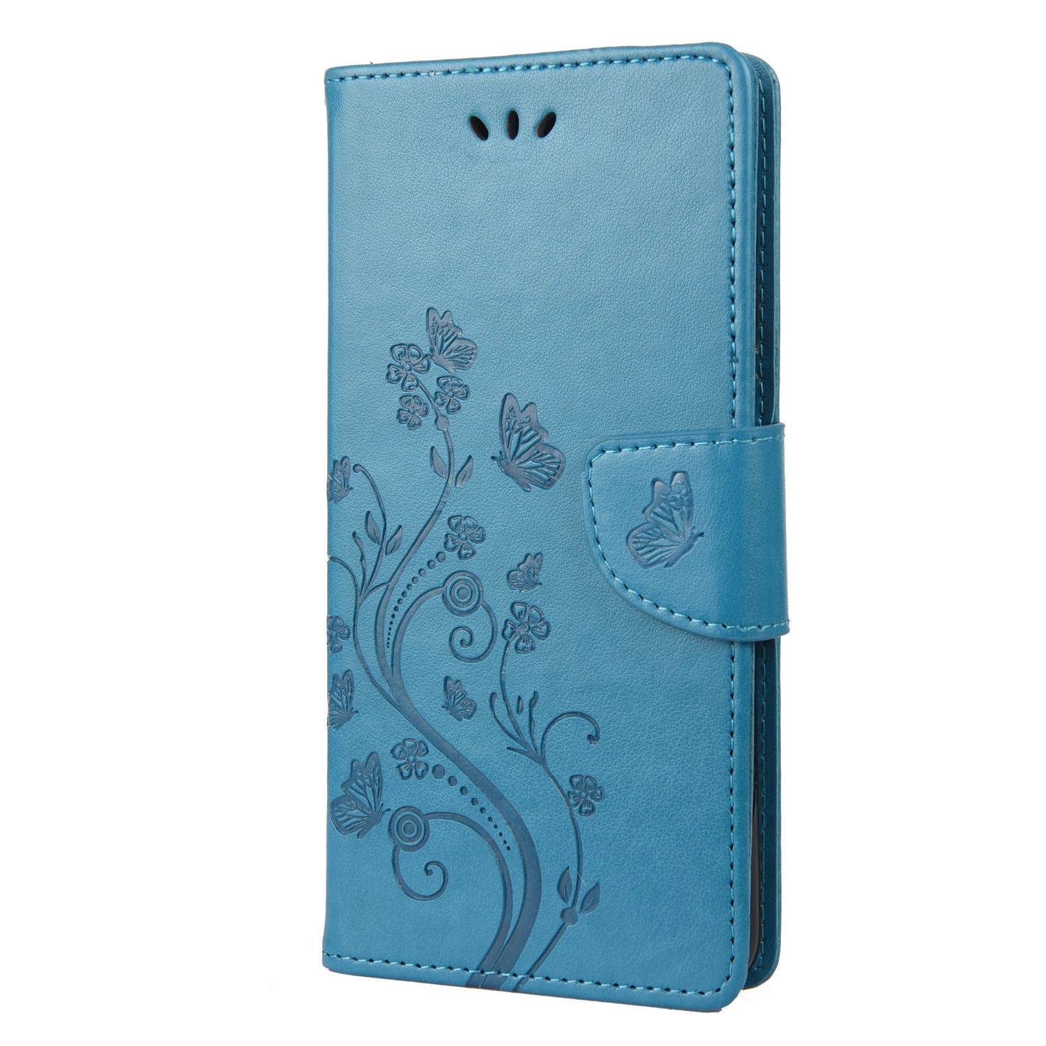 Hülle kompatibel mit Xiaomi Redmi Note 11 / Note 11S Global Kunstleder Handyhülle - Handy Case Blau