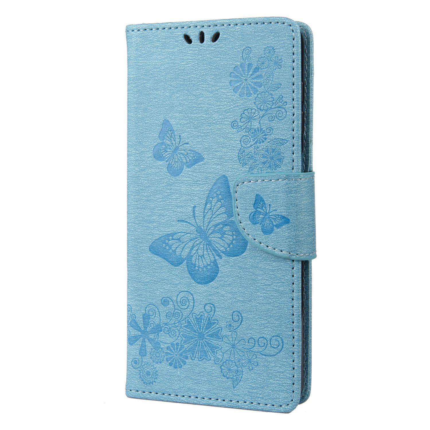 Hülle kompatibel mit Xiaomi Redmi Note 11 / Note 11S Global Kunstleder Handyhülle - Handy Case Blau