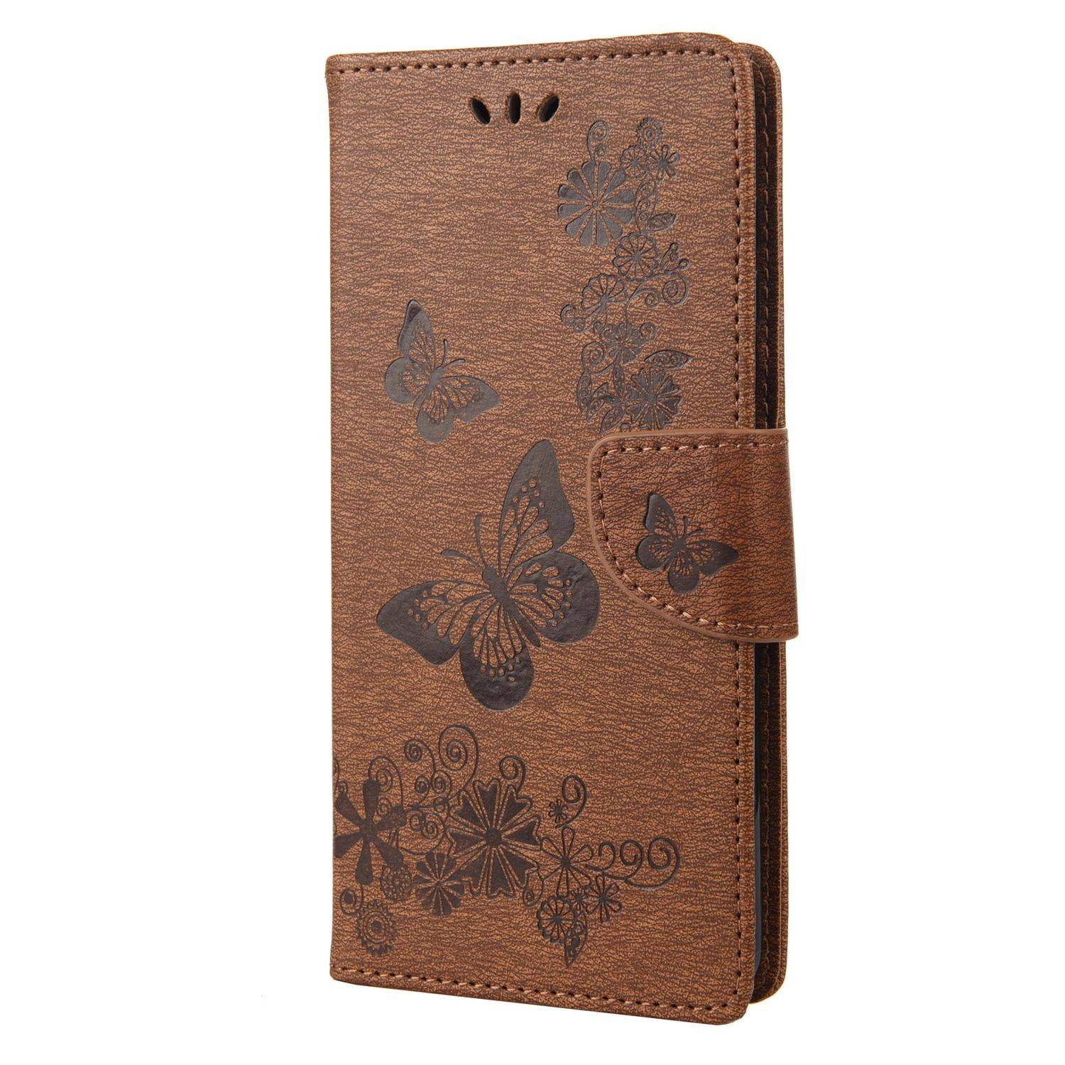 Hülle kompatibel mit Xiaomi Redmi Note 11 / Note 11S Global Kunstleder Handyhülle - Handy Case Braun