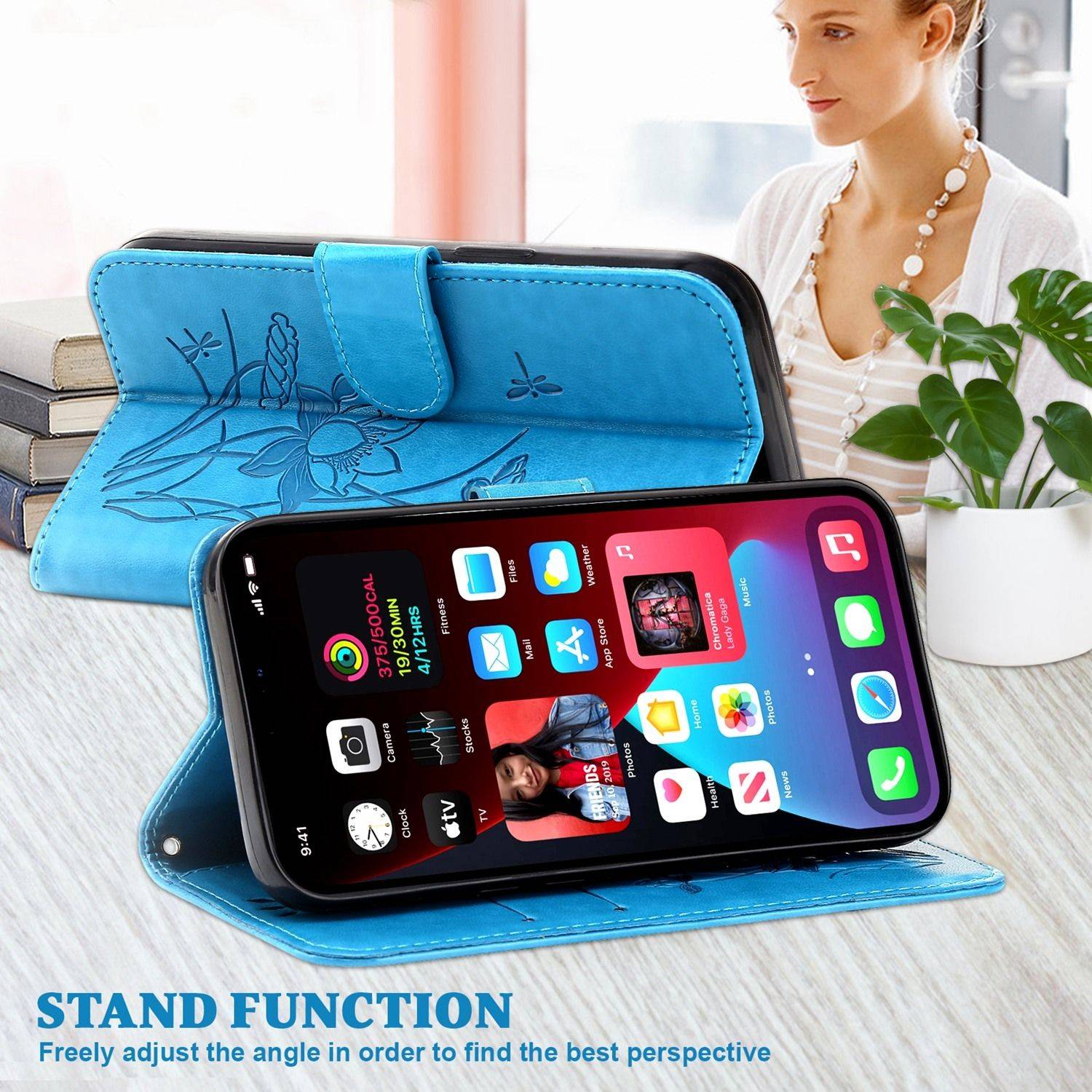 Hülle kompatibel mit Nokia G10 / G20 Kunstleder Handyhülle - Handy Case Blau