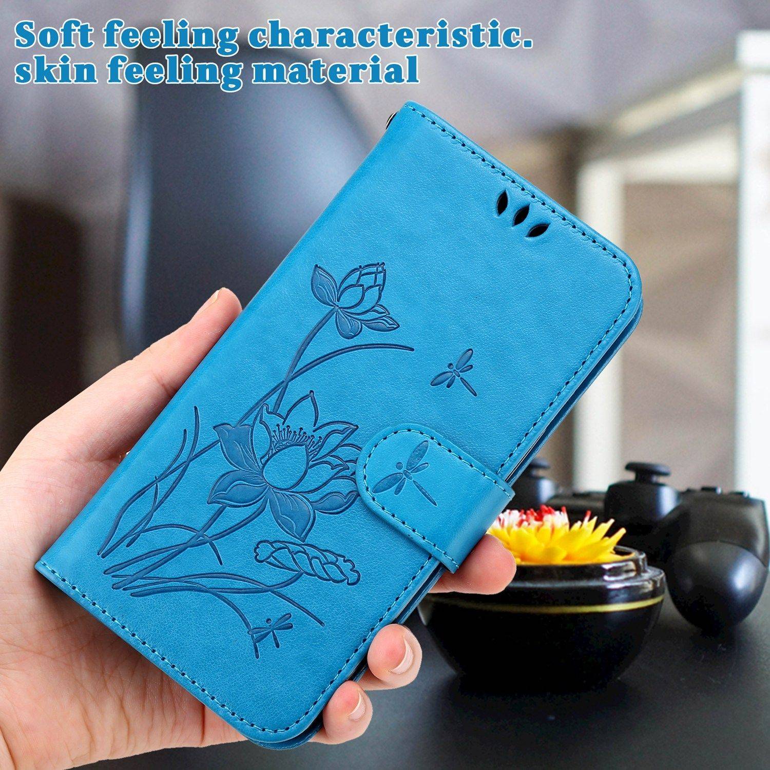 Hülle kompatibel mit Nokia G10 / G20 Kunstleder Handyhülle - Handy Case Blau