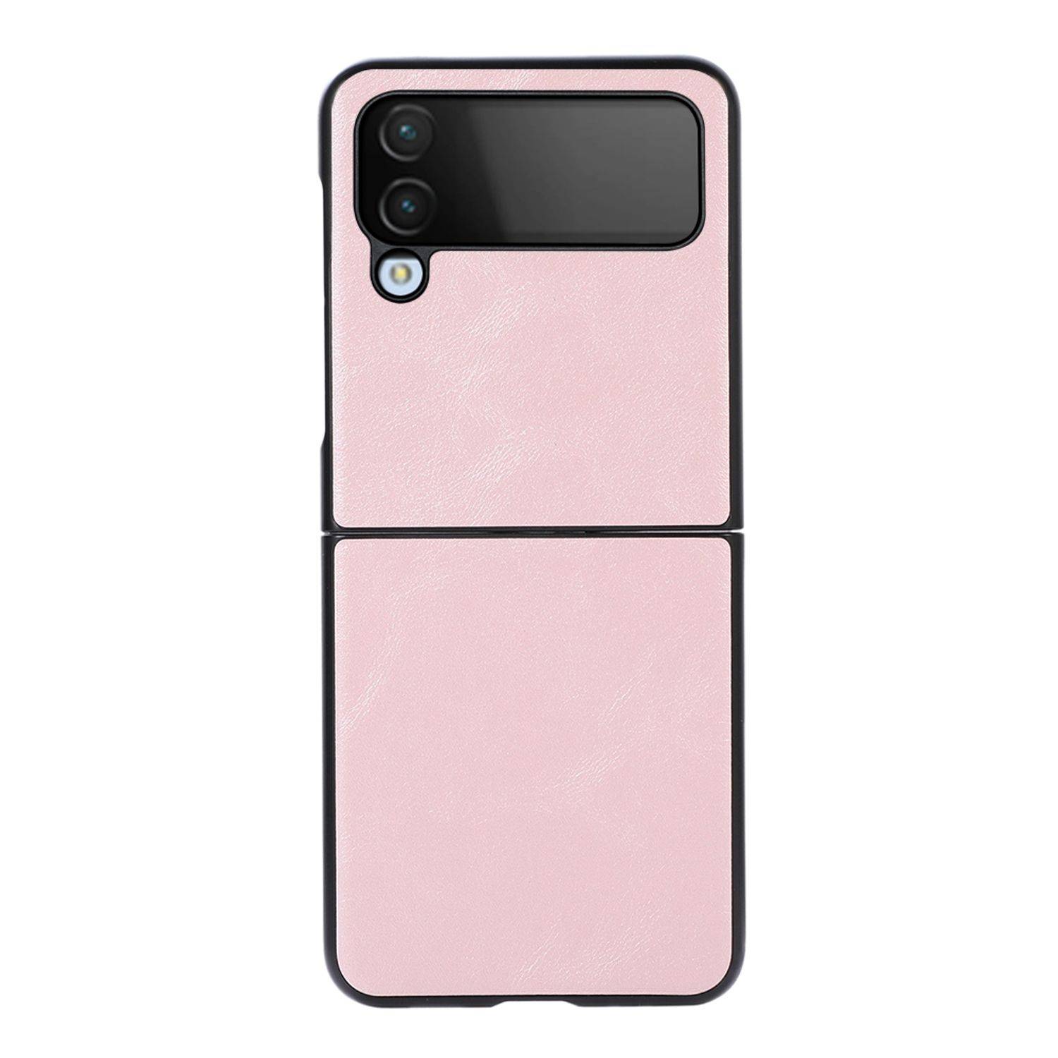 Hülle kompatibel mit Samsung Galaxy Z Flip4 5G Kunststoff Soft Handyhülle - Handy Case Rosa