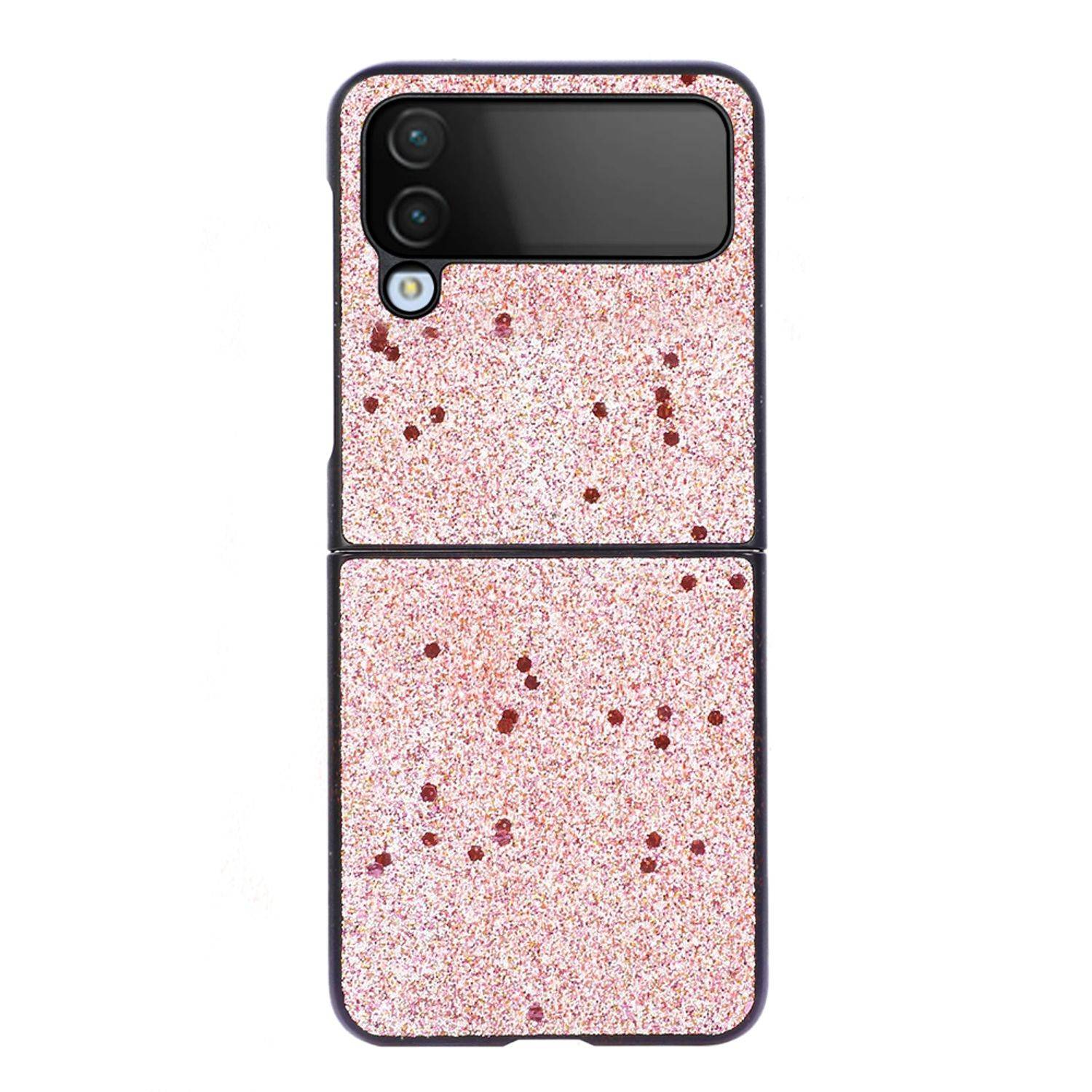 Hülle kompatibel mit Samsung Galaxy Z Flip4 5G Kunststoff Soft Handyhülle - Handy Case Rosa
