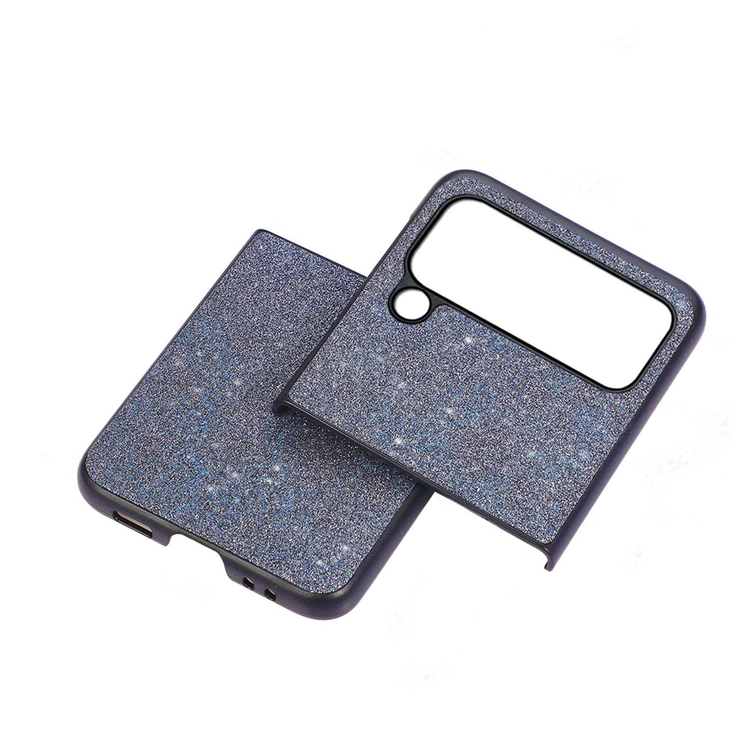 Hülle kompatibel mit Samsung Galaxy Z Flip4 5G Kunststoff Soft Handyhülle - Handy Case Schwarz