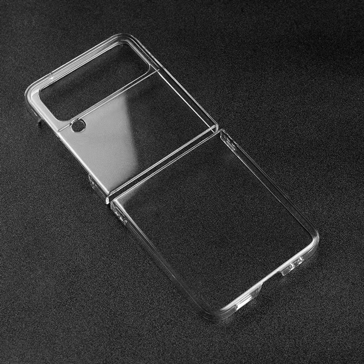 Hülle kompatibel mit Samsung Galaxy Z Flip4 5G Kunststoff Soft Handyhülle - Handy Case Transparent