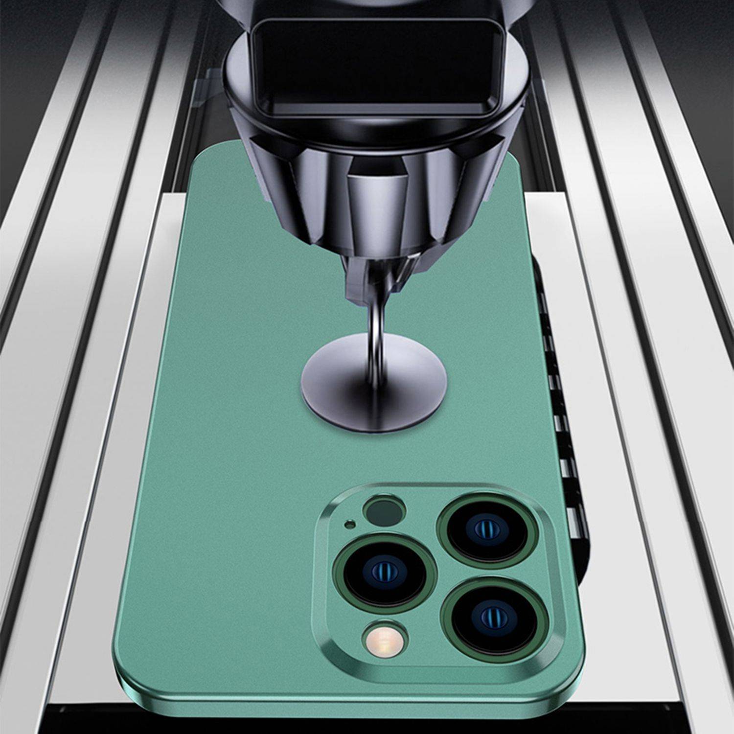 Hülle kompatibel mit Apple iPhone 12 Pro Max Kunststoff Soft Handyhülle - Handy Case Schwarz