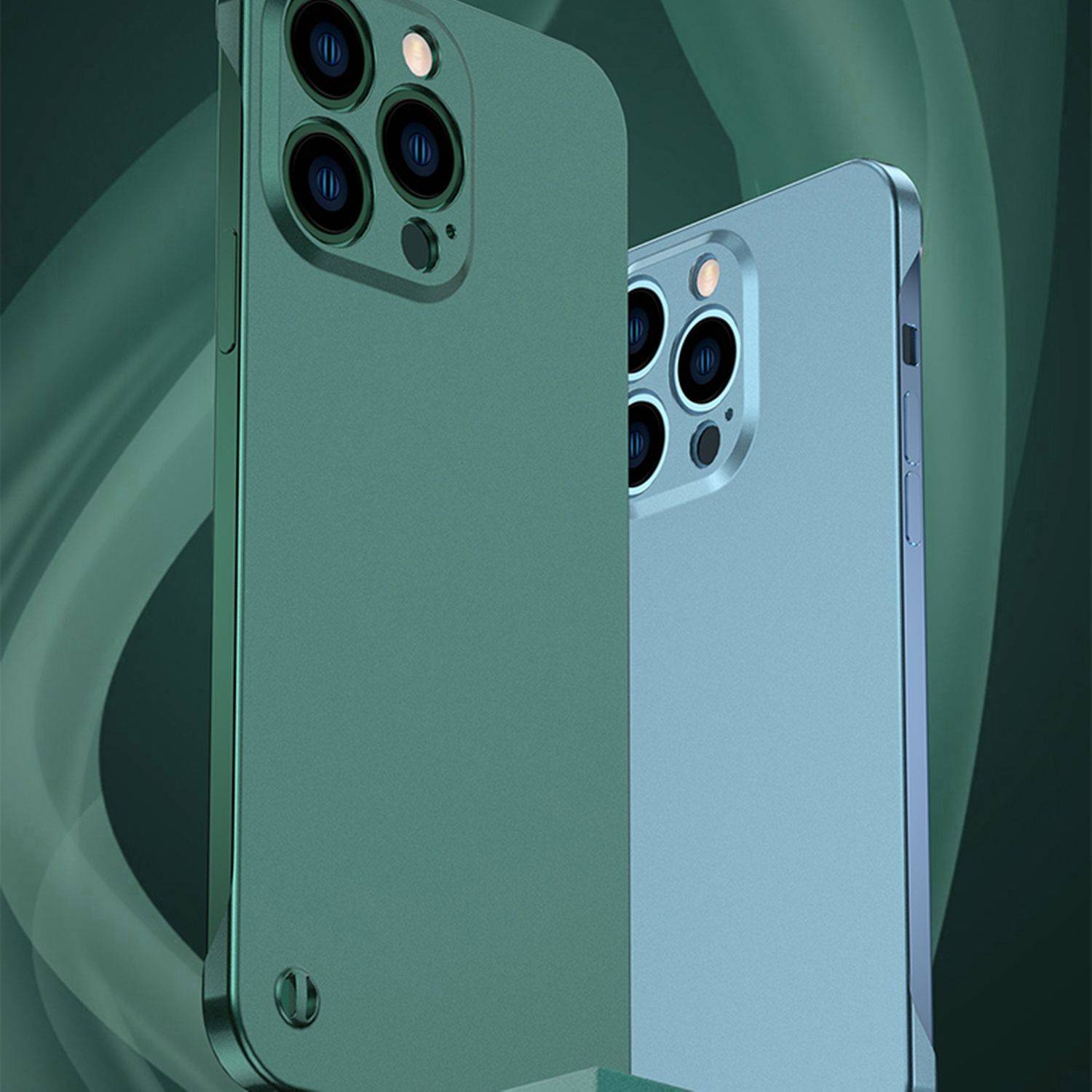 Hülle kompatibel mit Apple iPhone 12 Pro Max Kunststoff Soft Handyhülle - Handy Case Schwarz