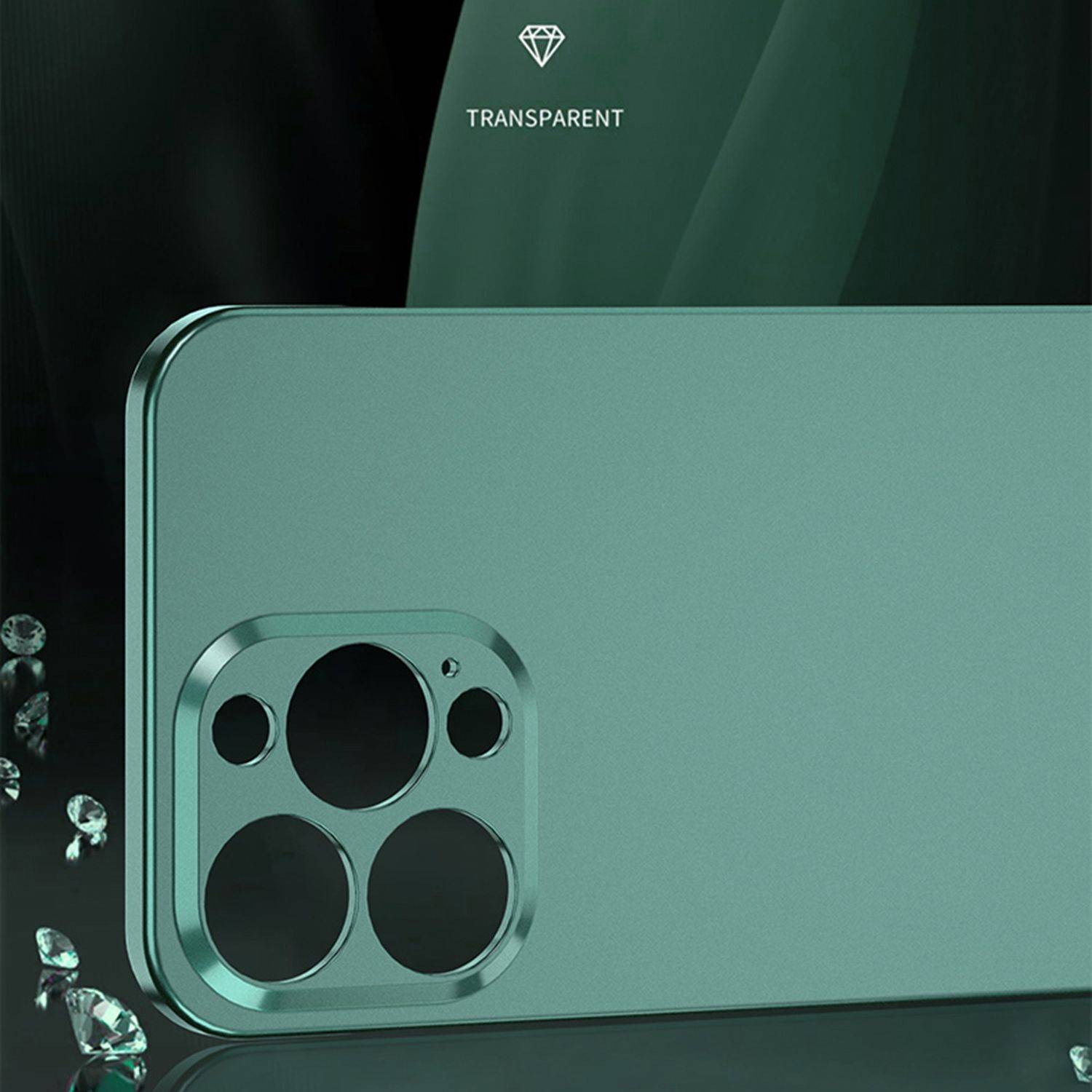 Hülle kompatibel mit Apple iPhone 12 Pro Max Kunststoff Soft Handyhülle - Handy Case Schwarz