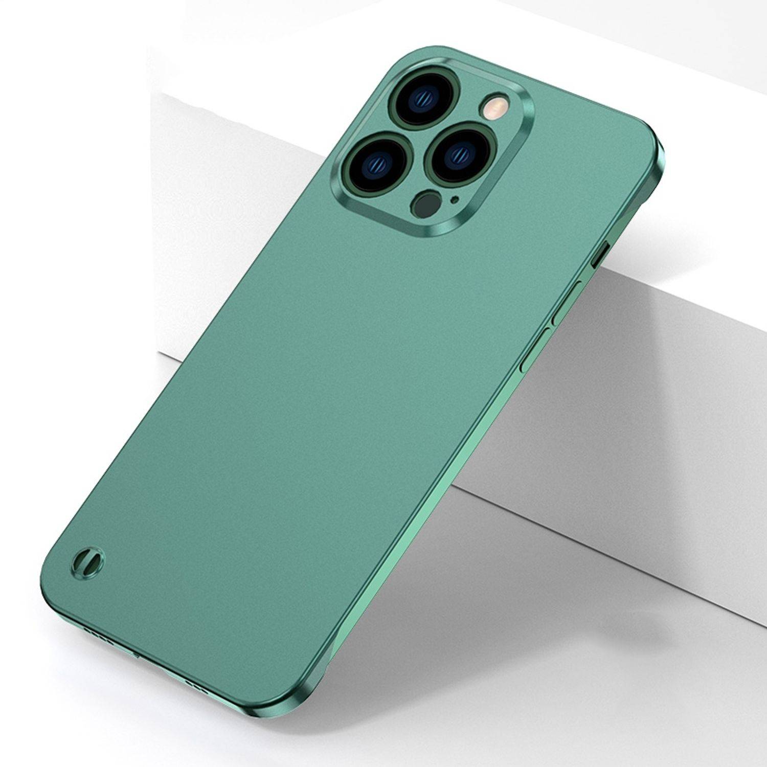 Hülle kompatibel mit Apple iPhone 12 Pro Kunststoff Soft Handyhülle - Handy Case Grün