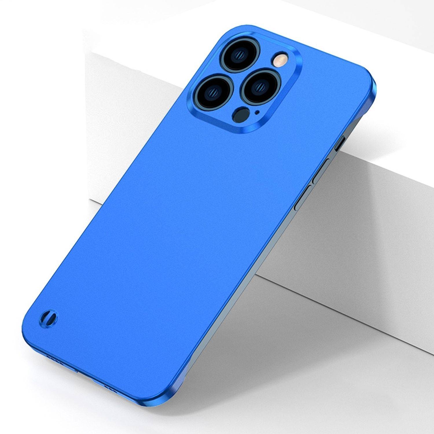 Hülle kompatibel mit Apple iPhone 13 Pro Kunststoff Soft Handyhülle - Handy Case Blau