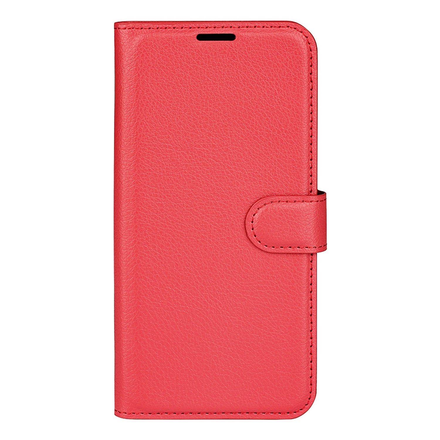 Hülle kompatibel mit Nokia G50 Kunstleder Handyhülle - Handy Case Rot