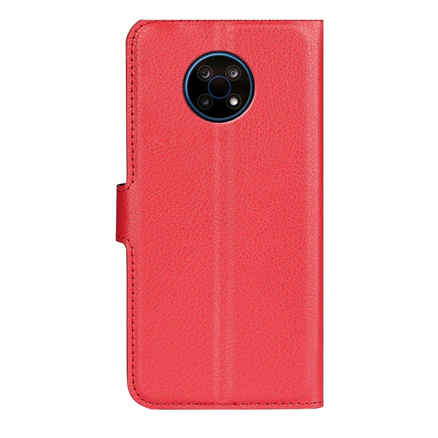 Hülle kompatibel mit Nokia G50 Kunstleder Handyhülle - Handy Case Rot
