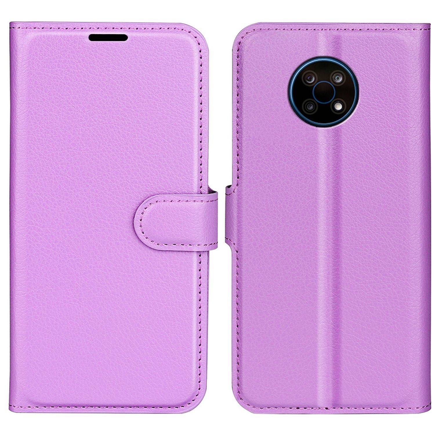 Hülle kompatibel mit Nokia G50 Kunstleder Handyhülle - Handy Case Violett
