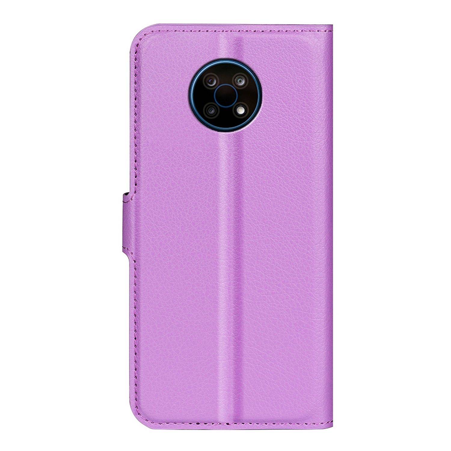 Hülle kompatibel mit Nokia G50 Kunstleder Handyhülle - Handy Case Violett