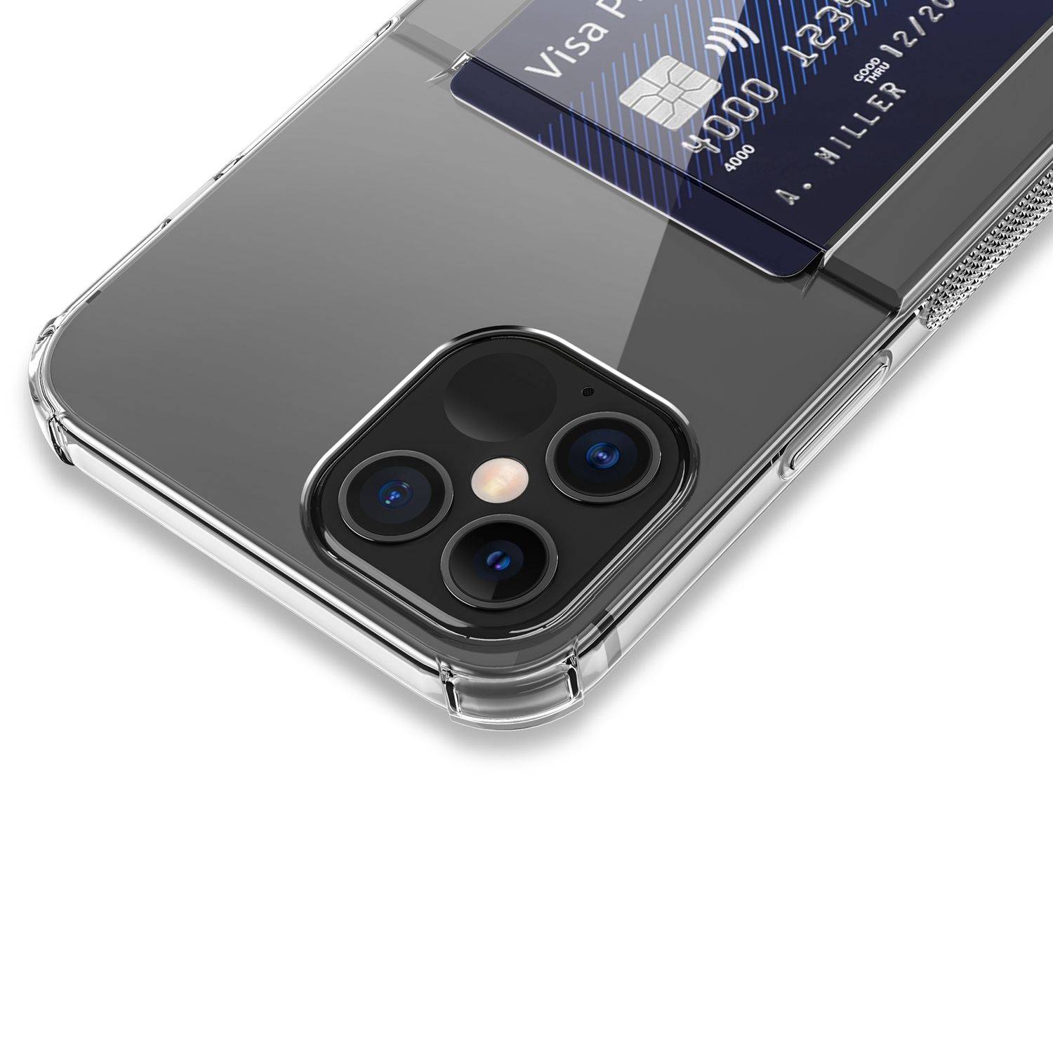 Hülle kompatibel mit Apple iPhone 12 Pro Kunststoff Soft Handyhülle - Handy Case Transparent