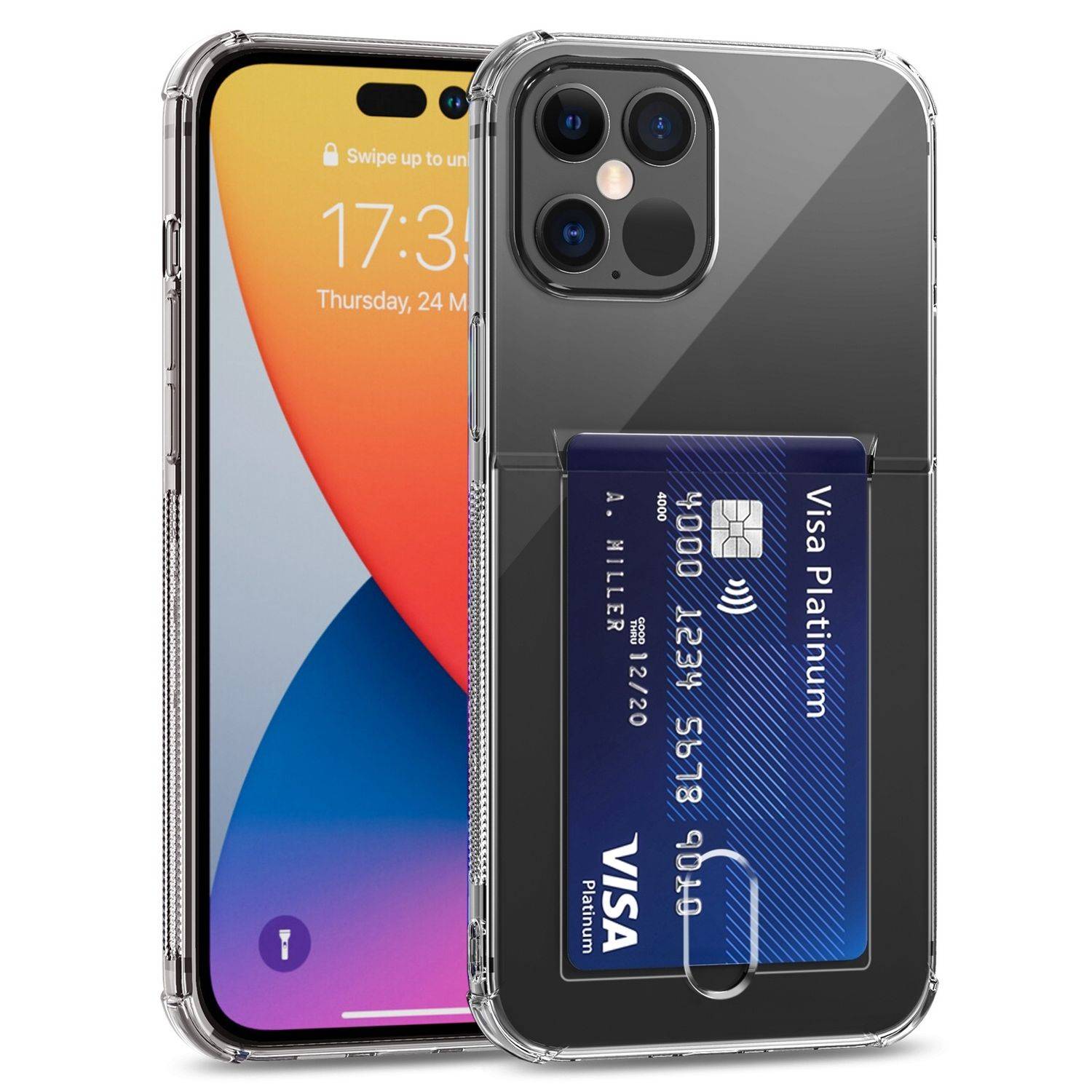 Hülle kompatibel mit Apple iPhone 14 Pro Kunststoff Soft Handyhülle - Handy Case Transparent