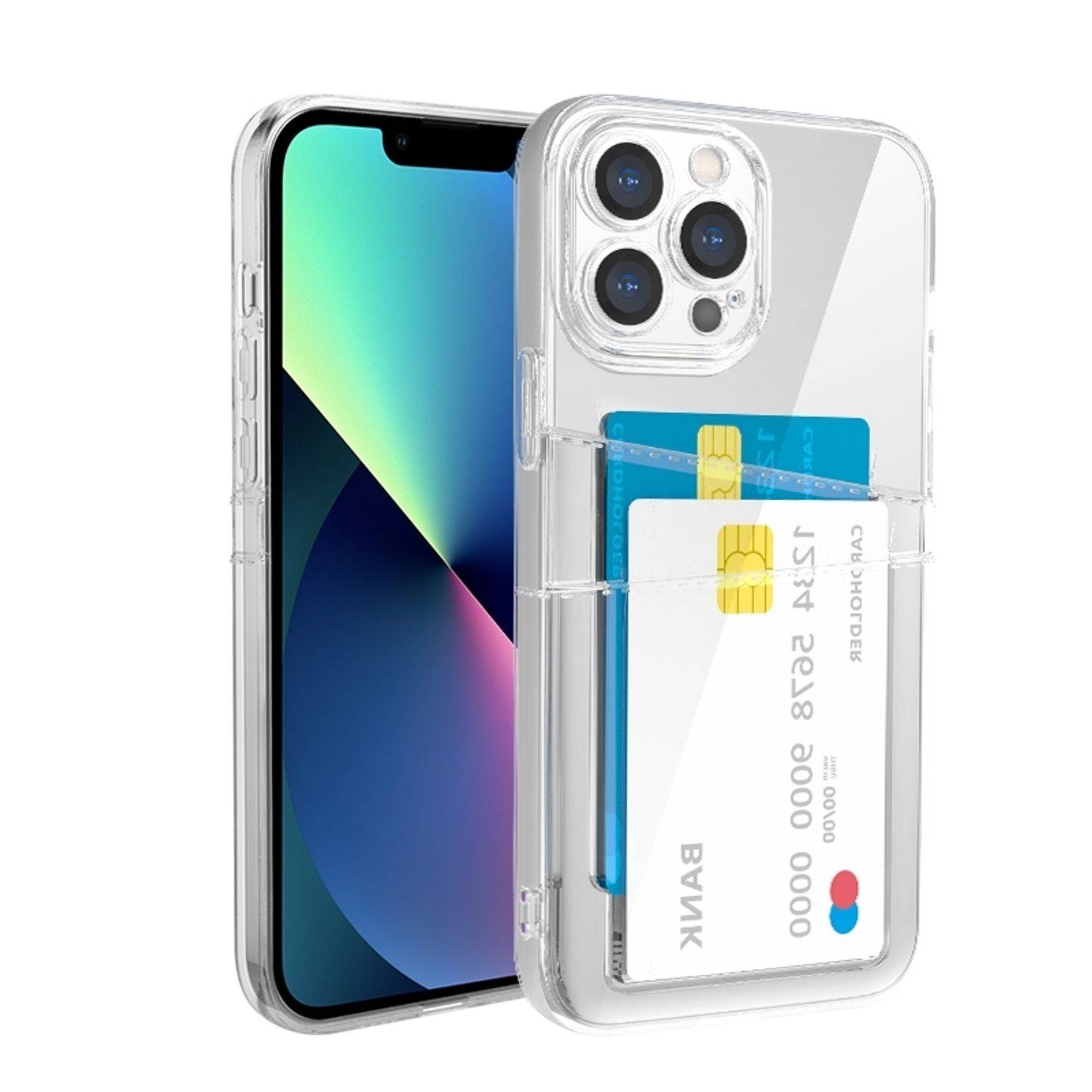 Hülle kompatibel mit Apple iPhone 14 Pro Max Kunststoff Soft Handyhülle - Handy Case Transparent