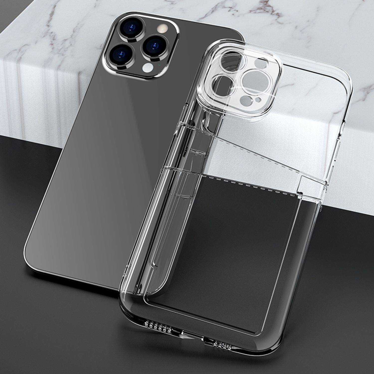 Hülle kompatibel mit Apple iPhone 14 Pro Max Kunststoff Soft Handyhülle - Handy Case Transparent