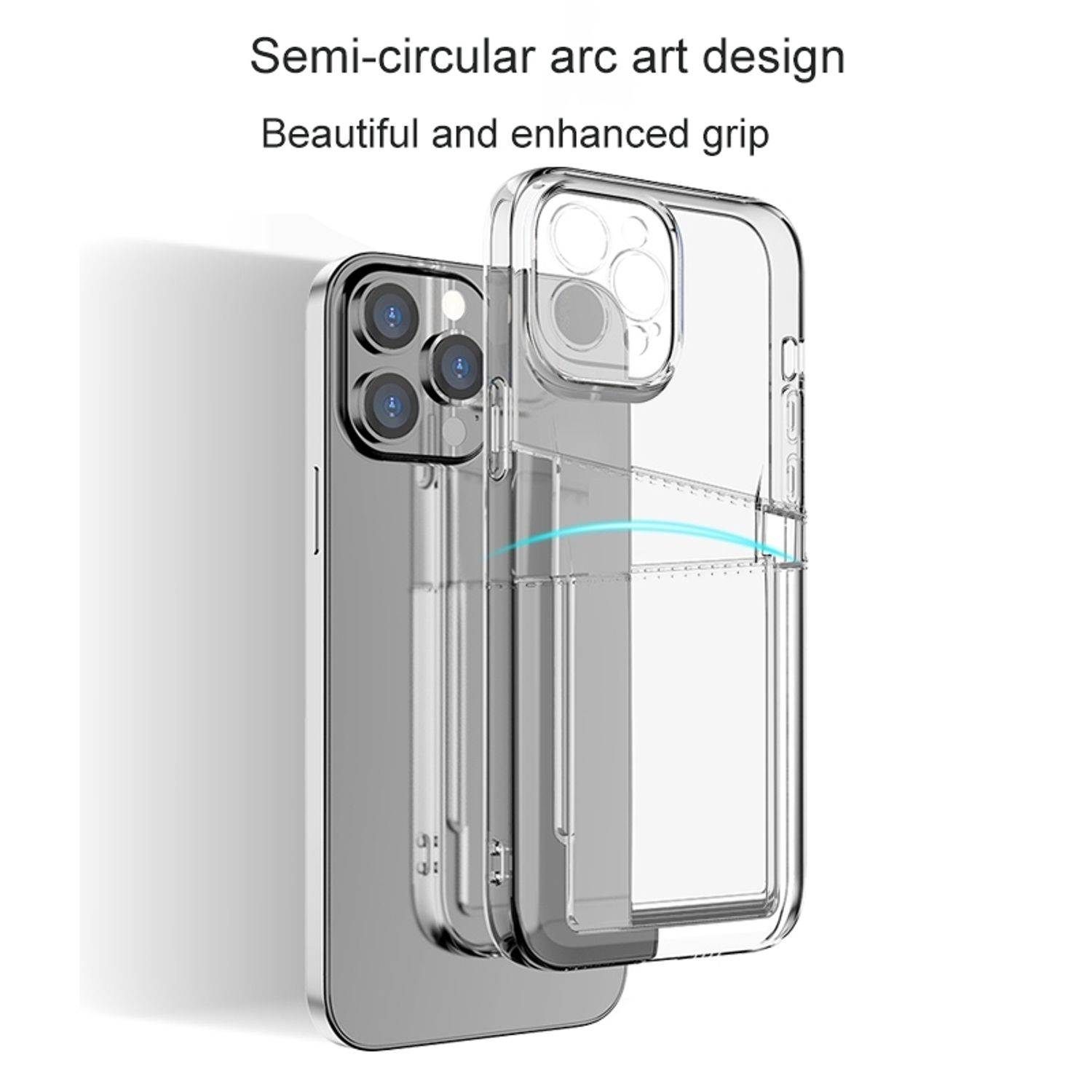 Hülle kompatibel mit Apple iPhone 14 Pro Max Kunststoff Soft Handyhülle - Handy Case Transparent