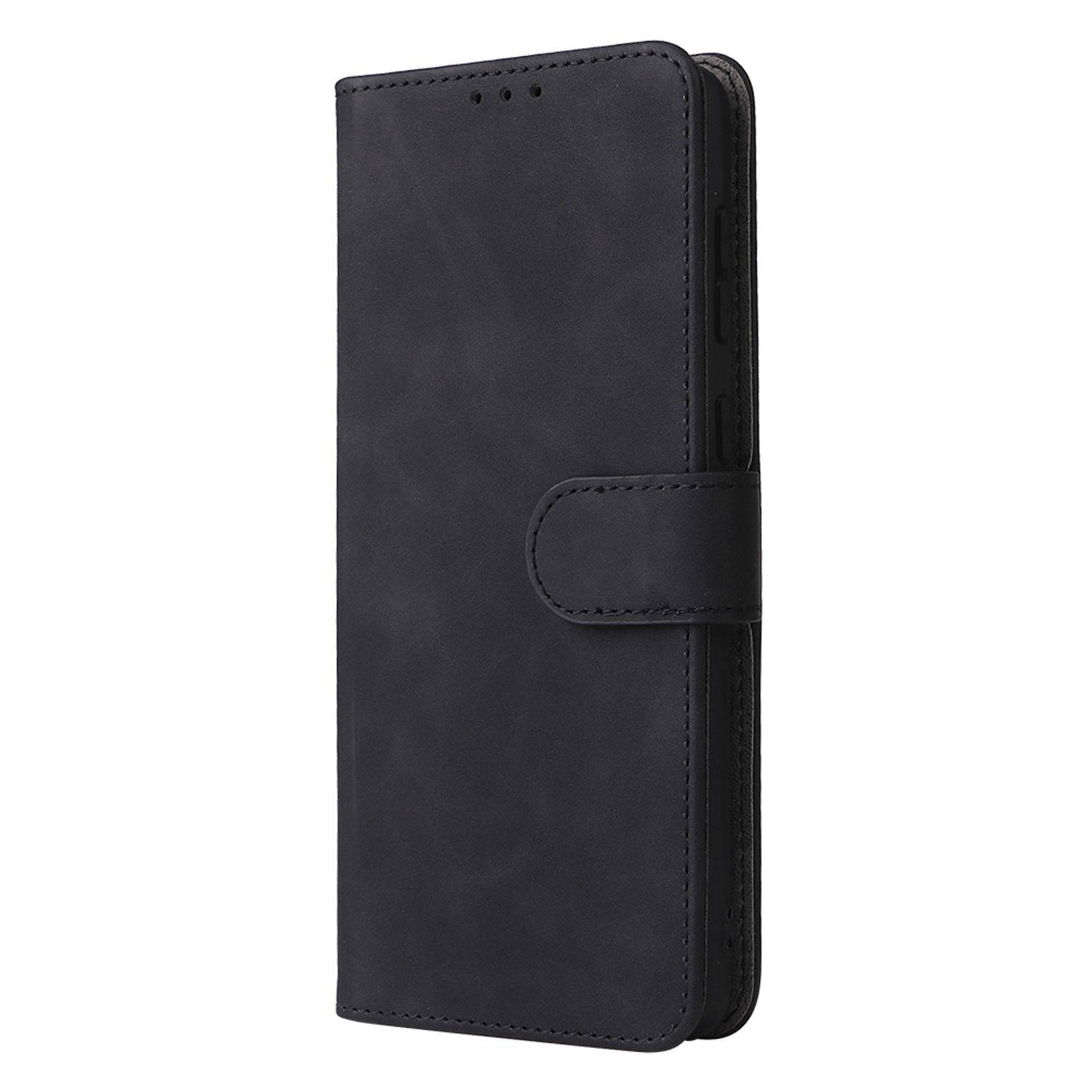 Hülle kompatibel mit Xiaomi 12 Lite Kunstleder Handyhülle - Handy Case Schwarz